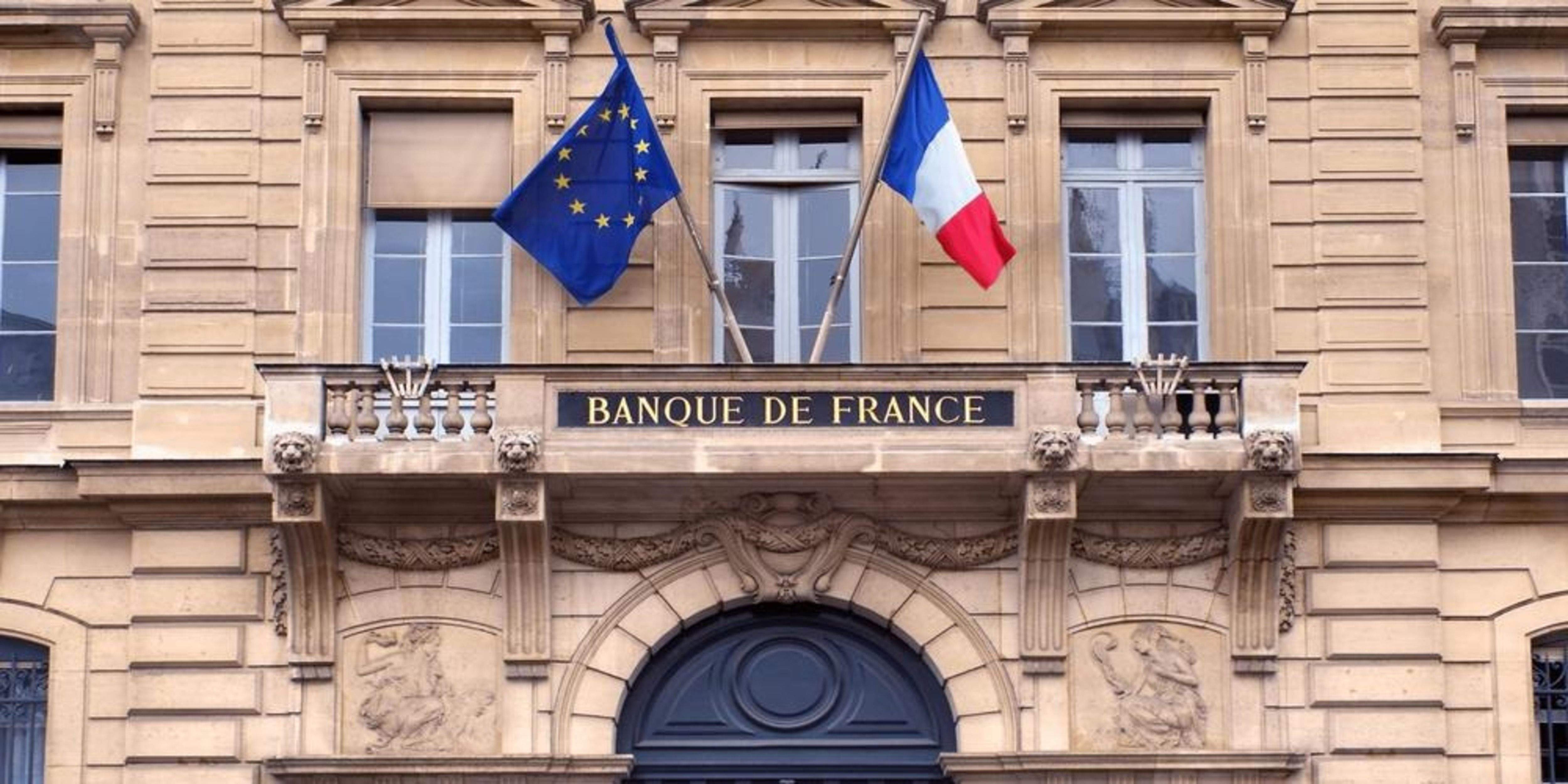 Una imatge de la seu central del Banc de França.