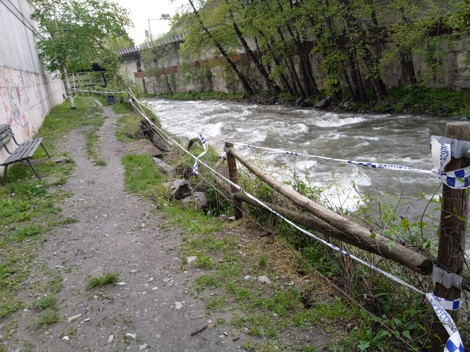La zona malmesa del passeig Valira.