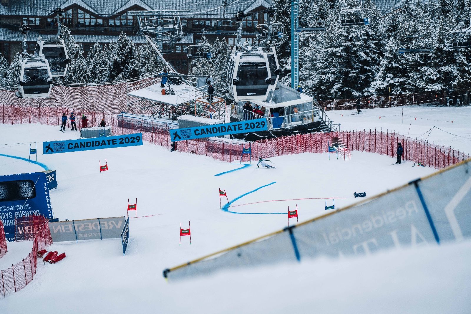 La candidatura d'Andorra 2029 ha estat promocionada en els darrers anys a l'estació de Grandvalira.