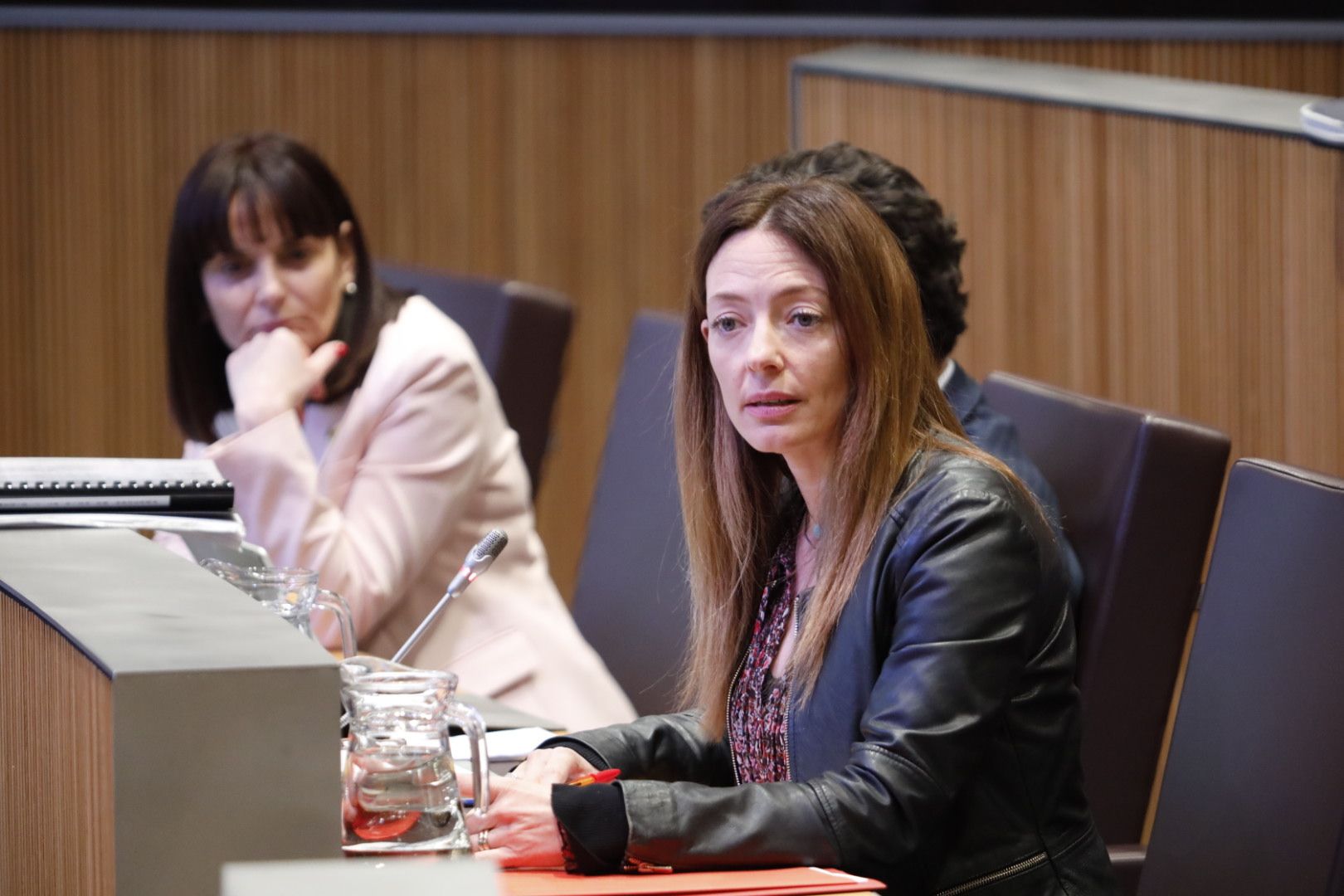 La ministra Mas durant la sessió de Consell.