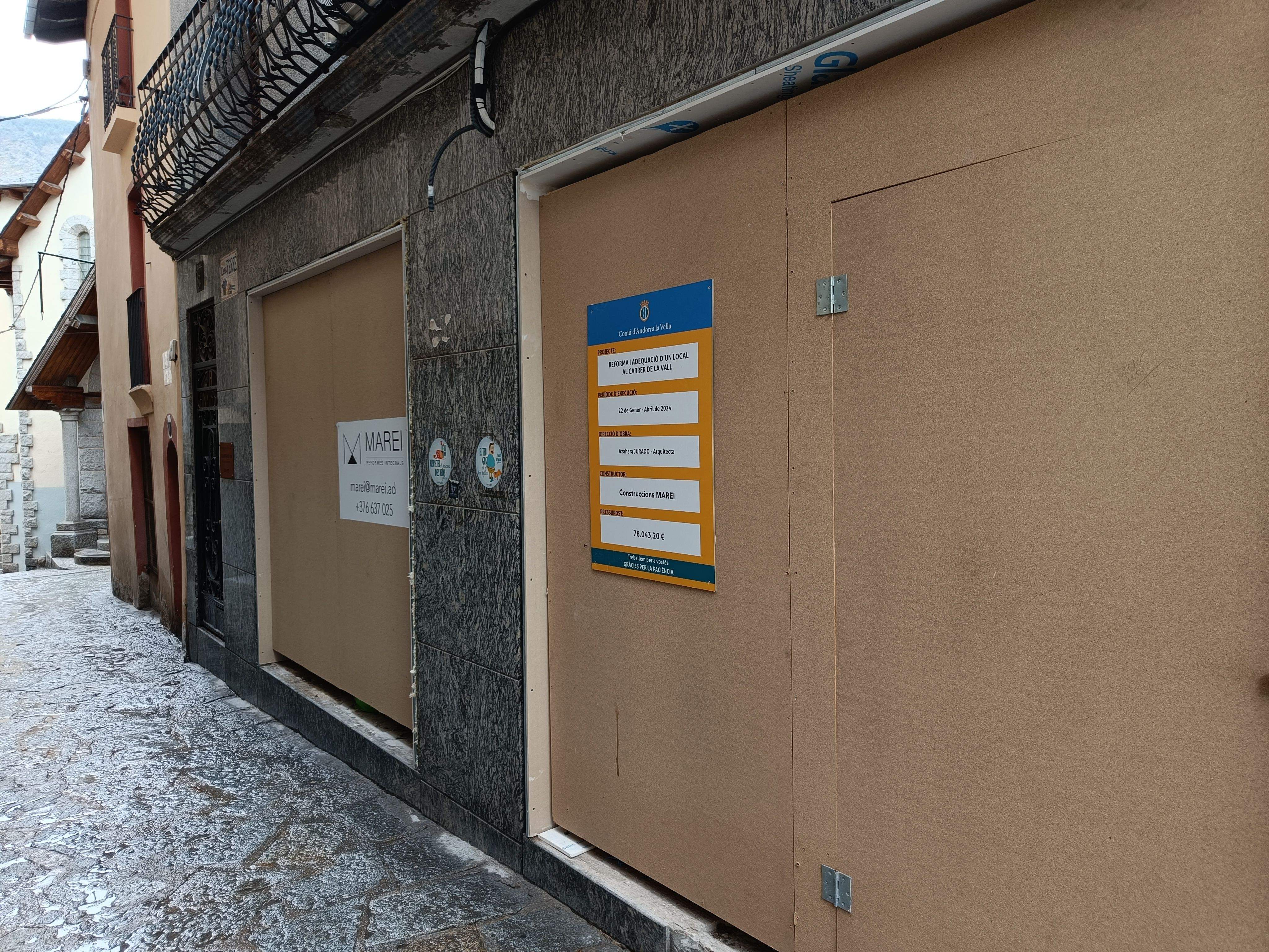 Imatge exterior del local que acollirà el nou punt d'informació.