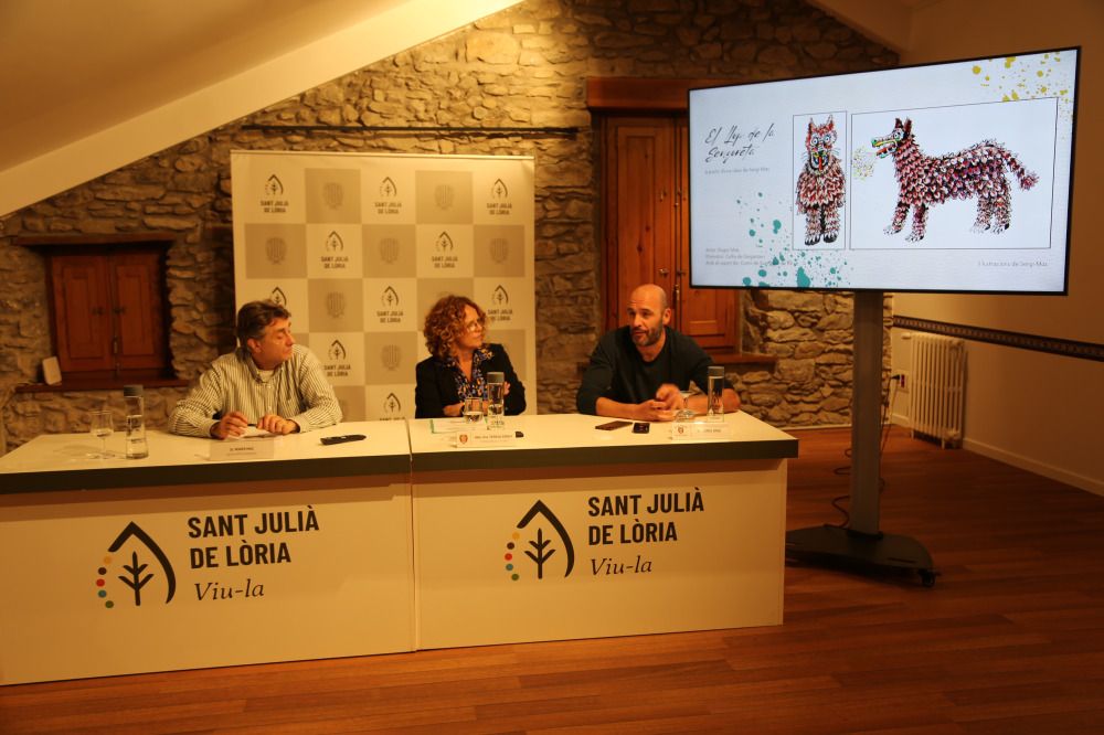 Presentació de la nova figura del Llop de la Senyoreta.