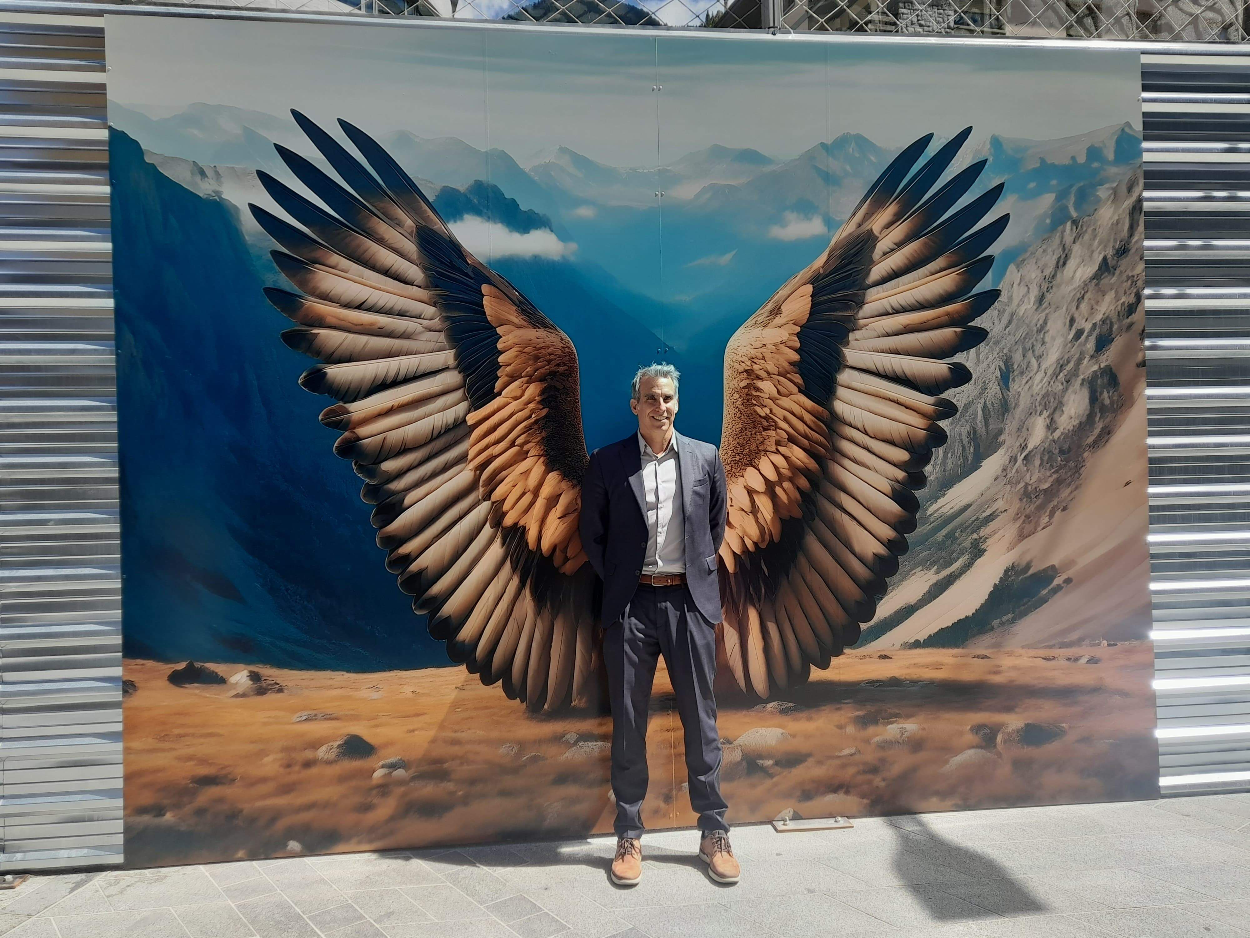 César Marquina en una de les il·listracions.