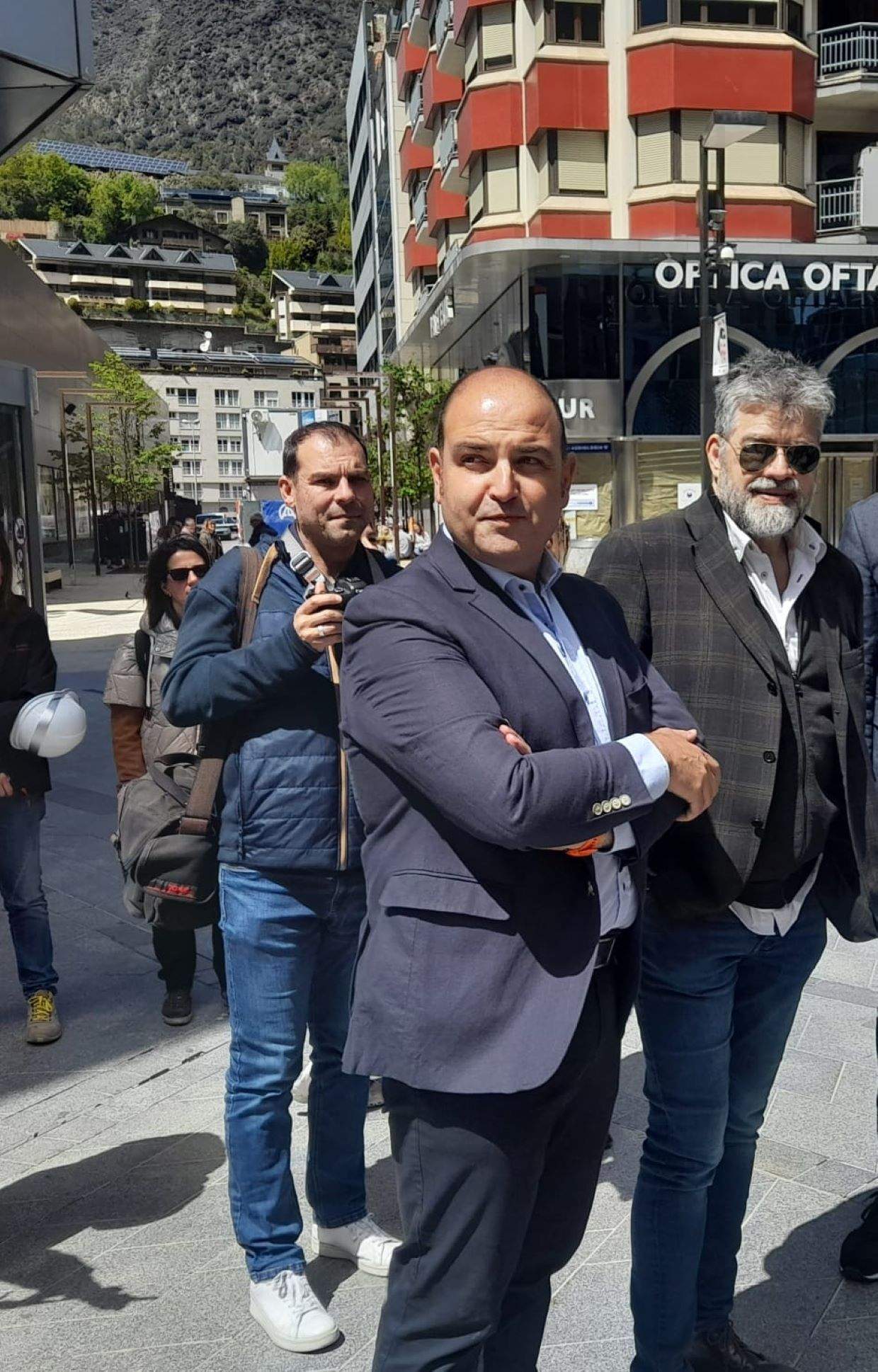El vicepresident de l'Associació de Comerciants de Riberaygua i Travesseres, Trajano de las Heras.