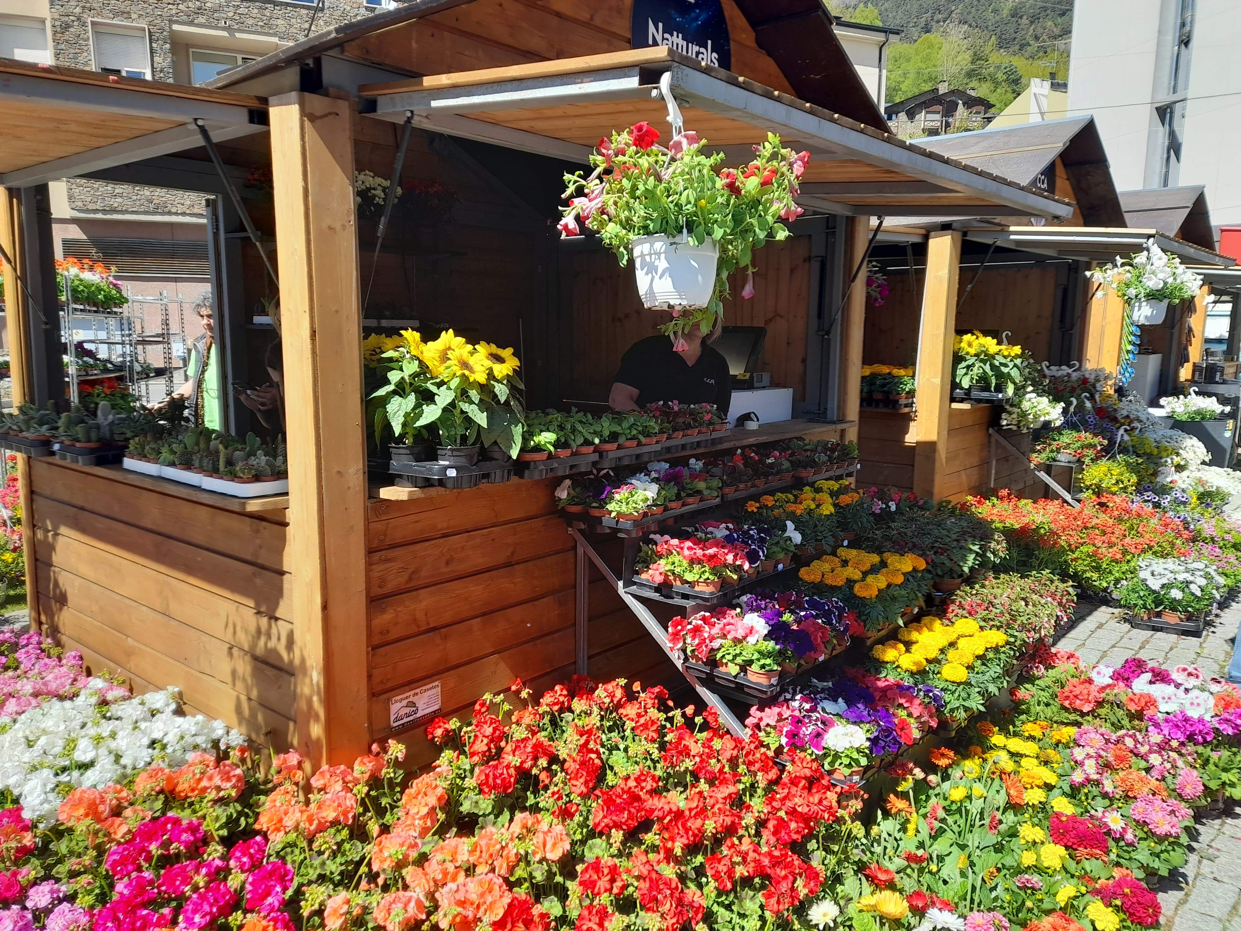 Un dels estands d'Andoflora.
