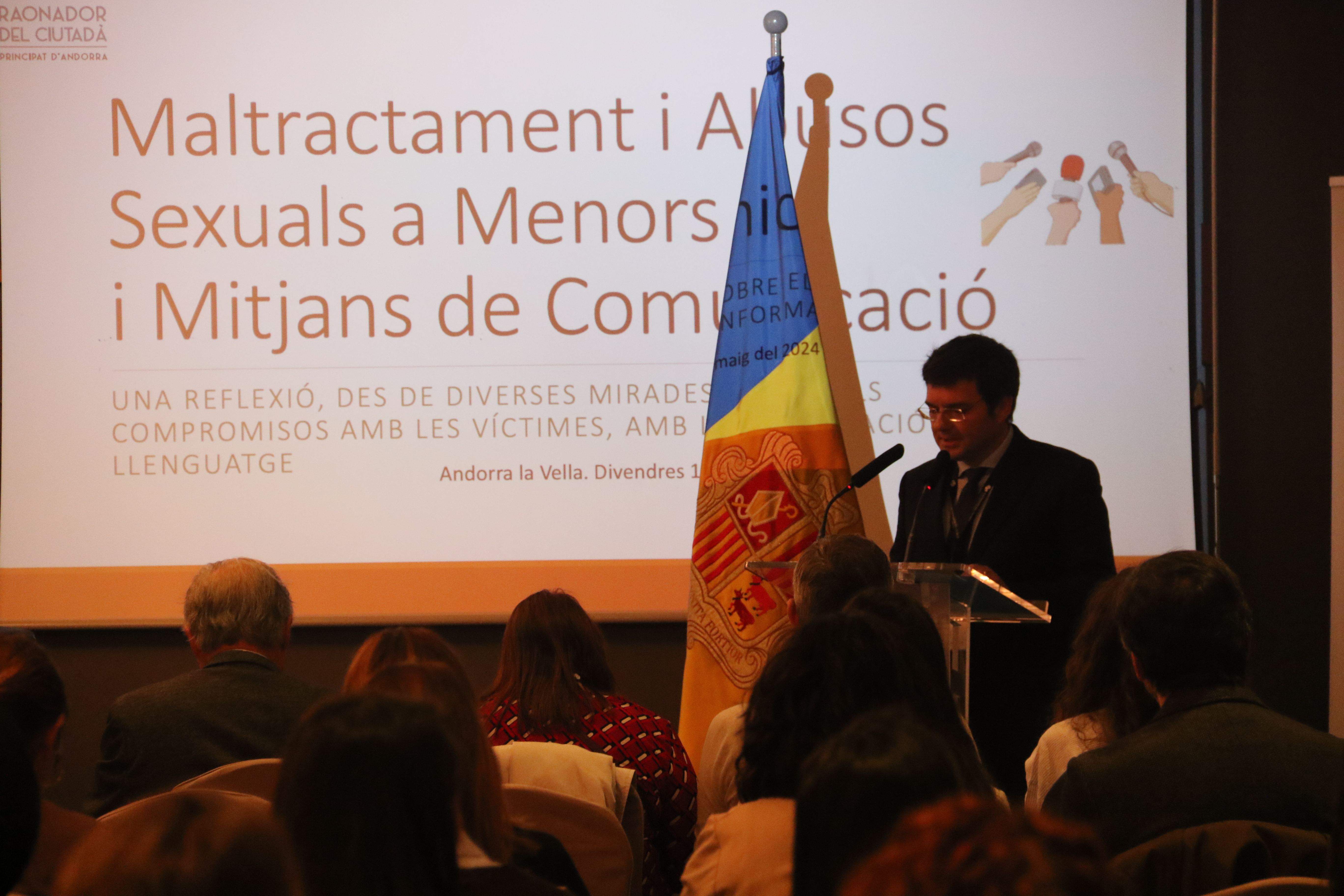 Xavier Cañada en la inauguració del seminari. Xavier Cañada en la inauguració del seminari.