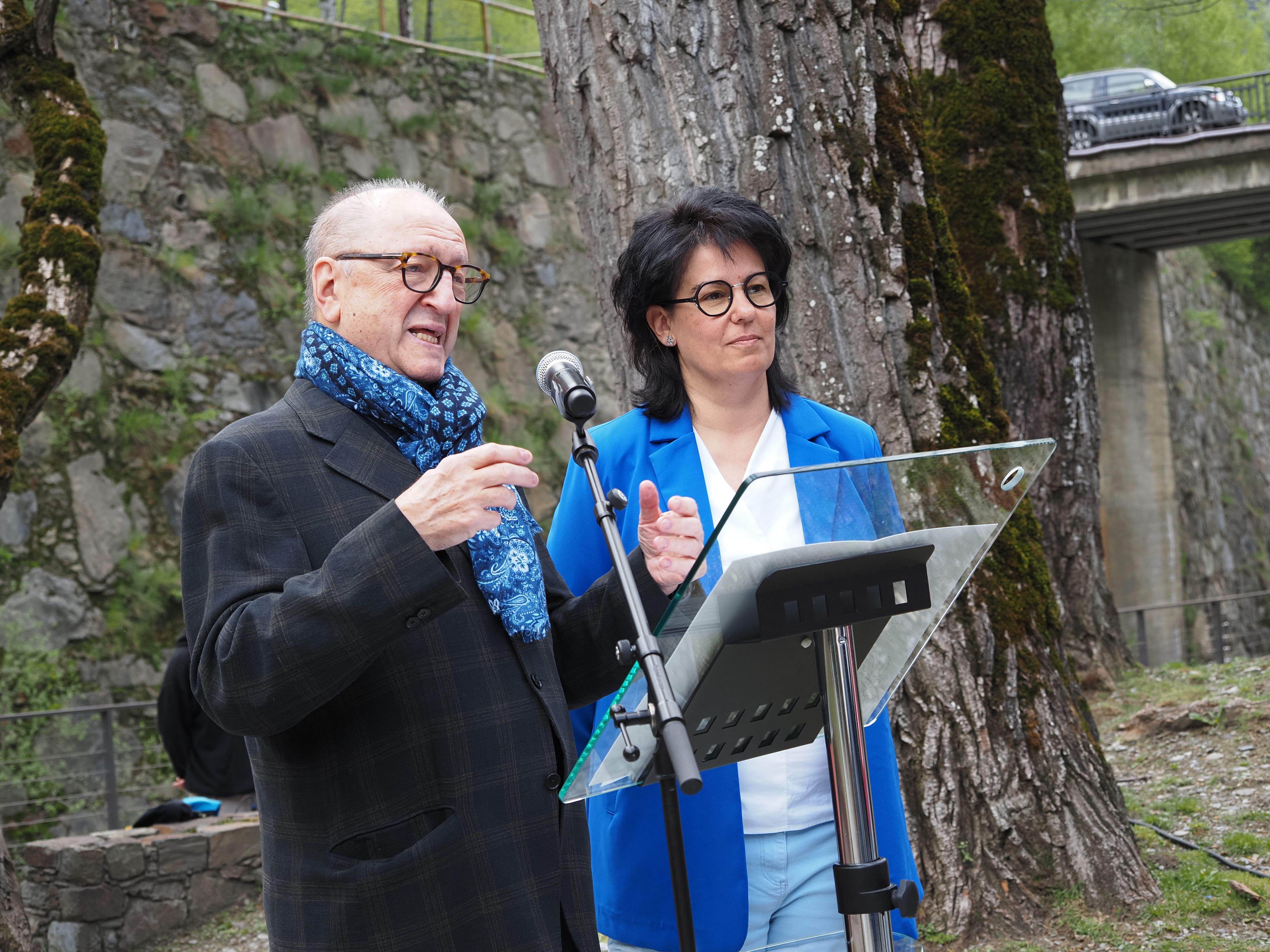 Antoni Azurmendi i Eva Sansa.