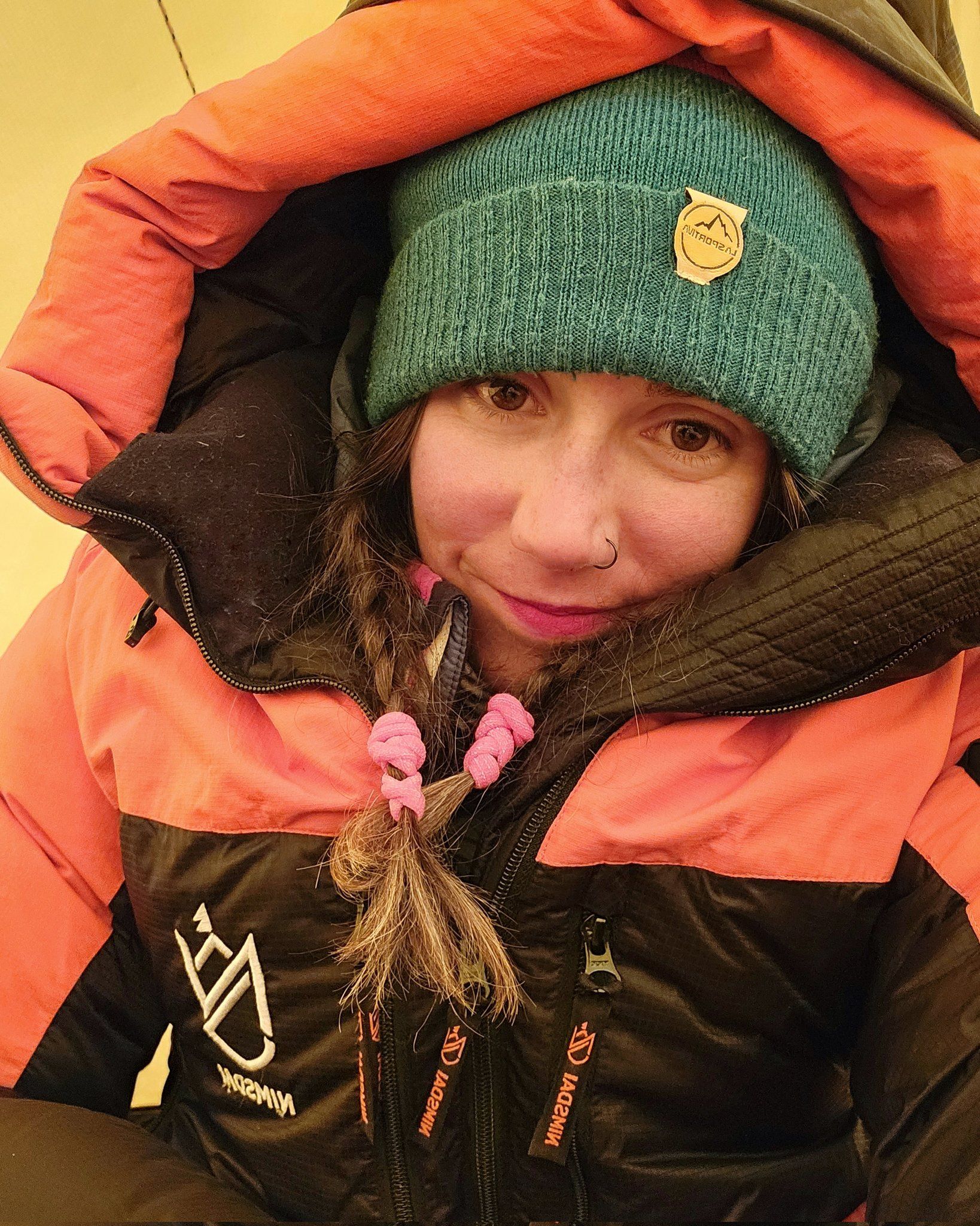 Stefi Troguet, al campament 3.