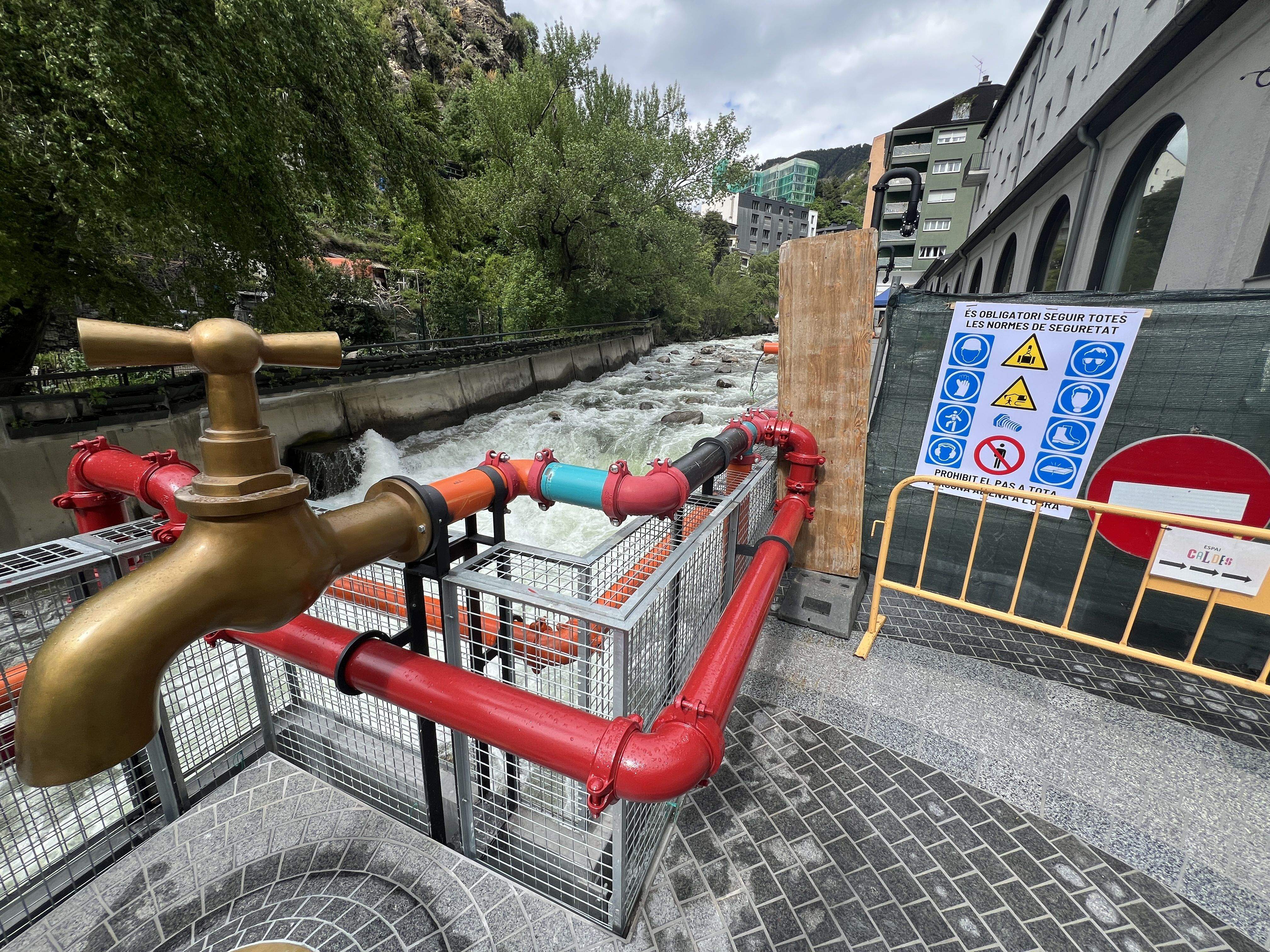 L'accés a l'obra tancat aquesta tarda.