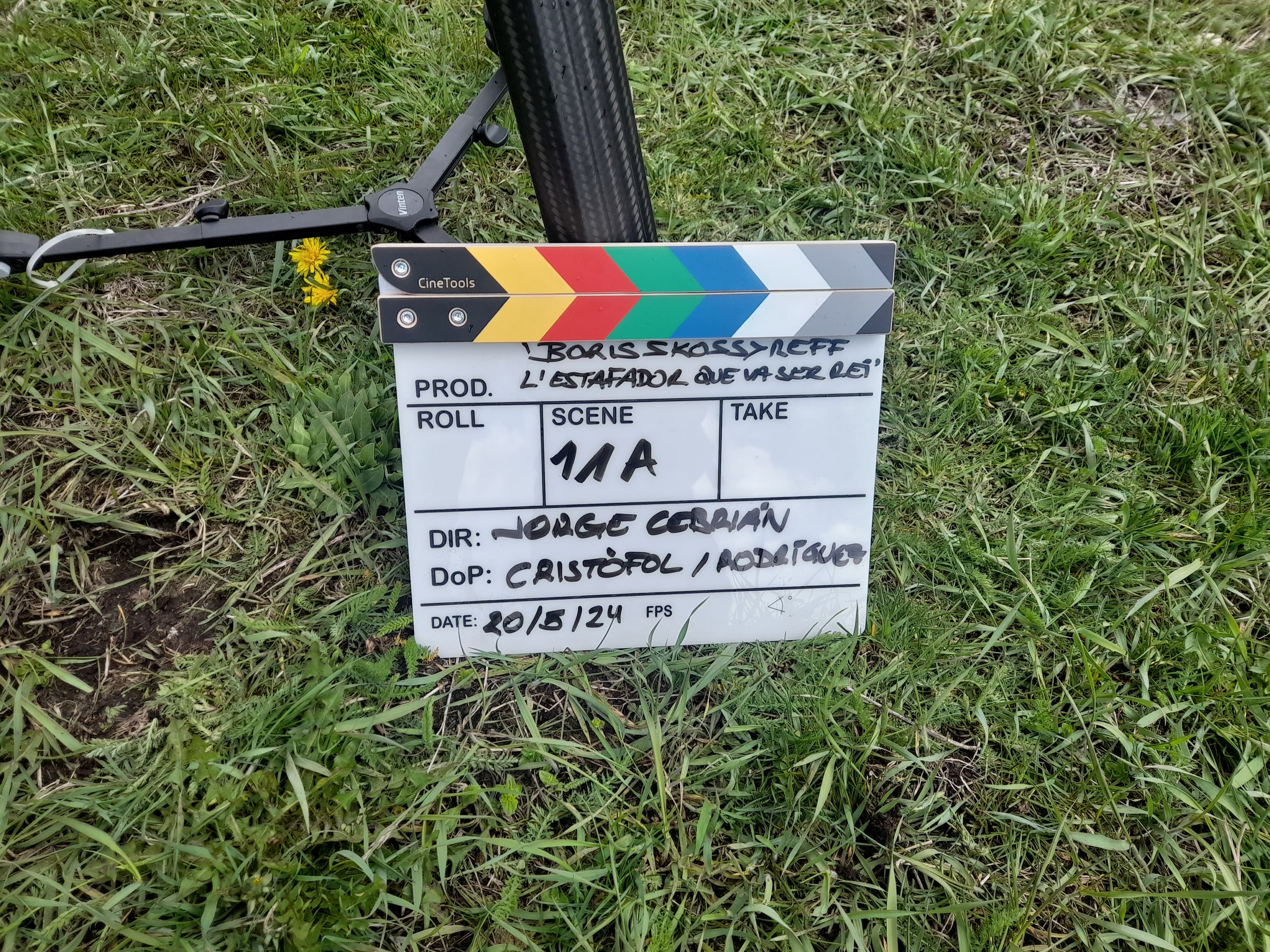 La claqueta del documental. La claqueta del documental.