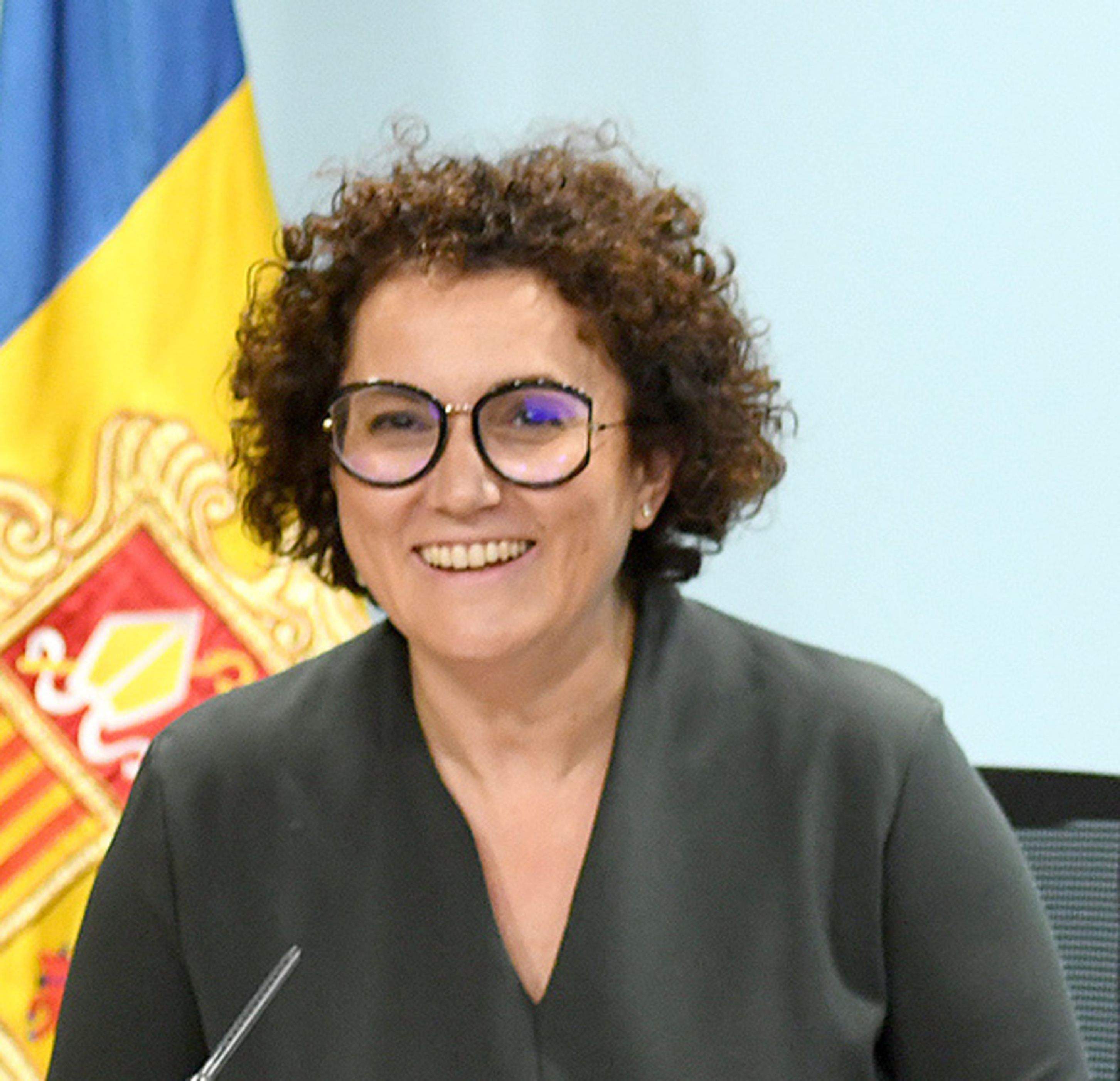 Judith Pallarés quan era ministra.