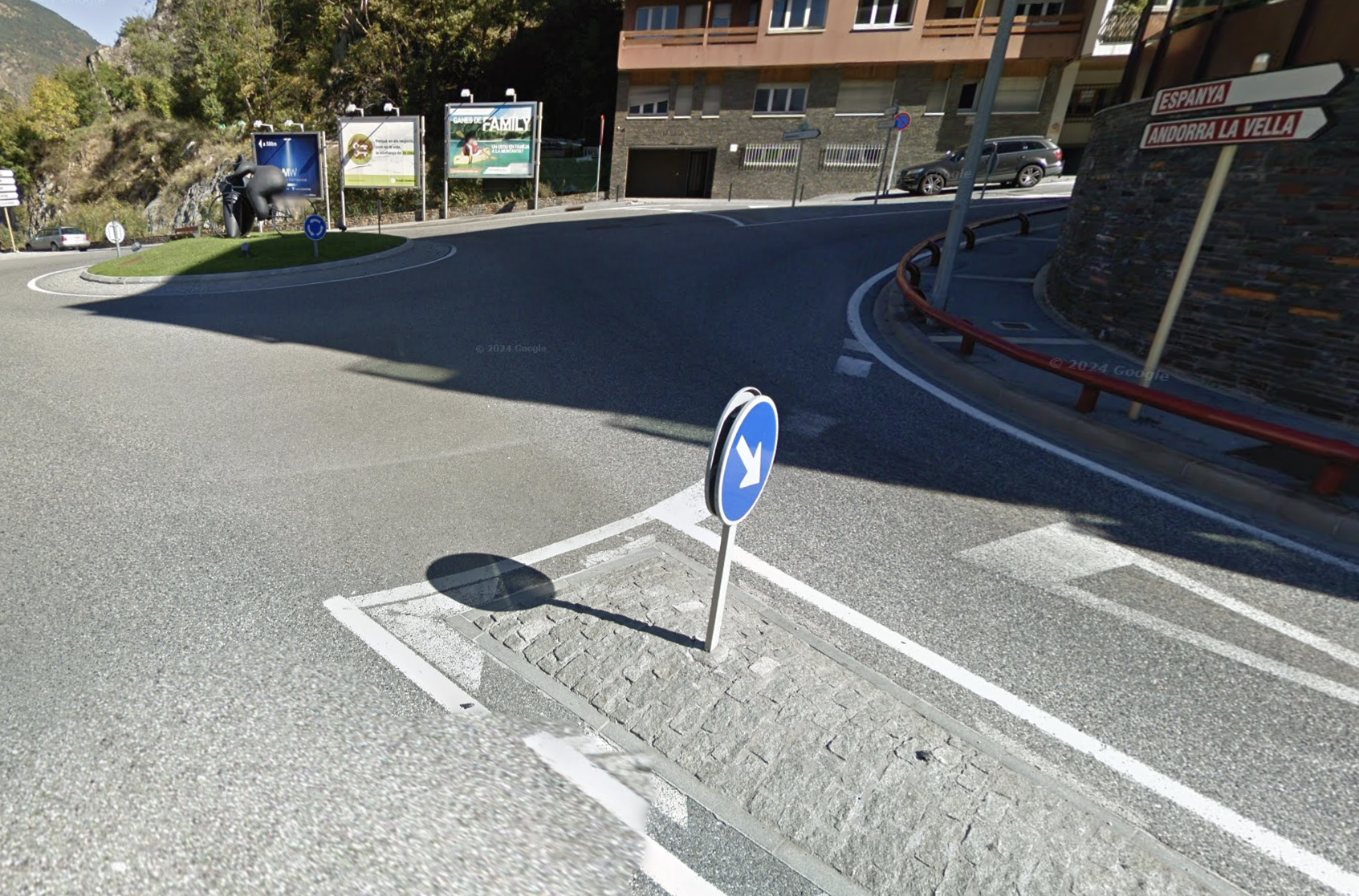 Punt on hi va haver l'accident.