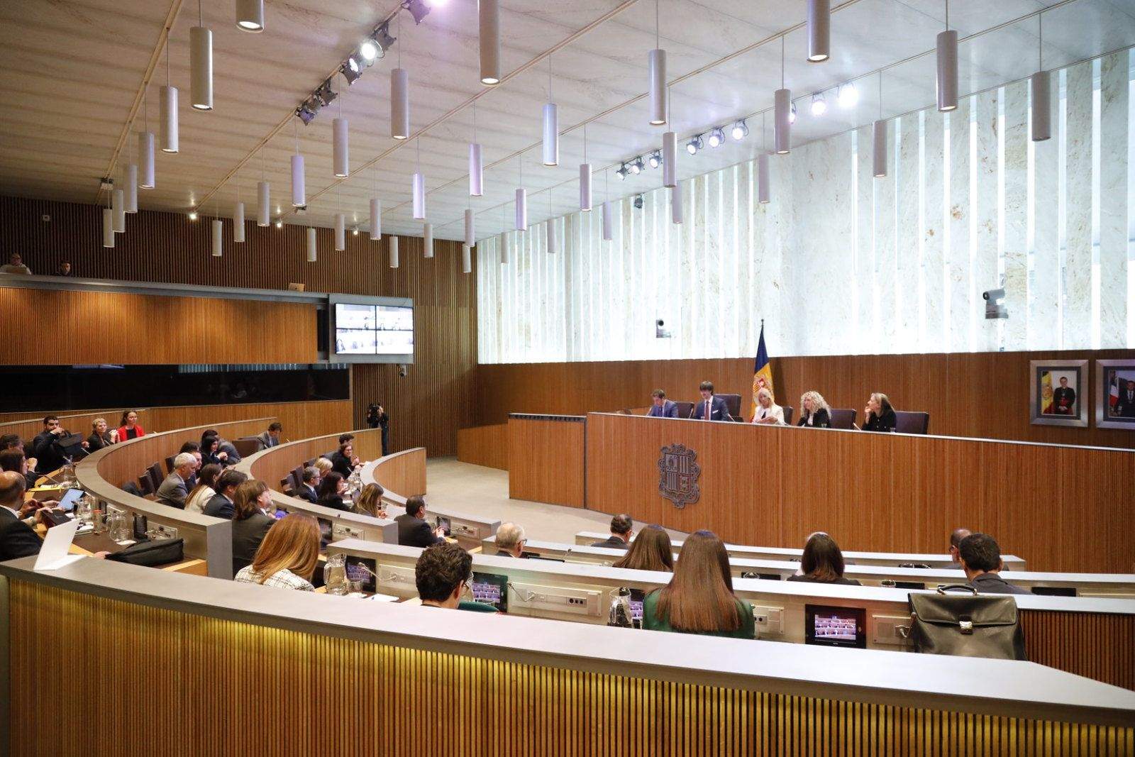 Una sessió del Consell General.