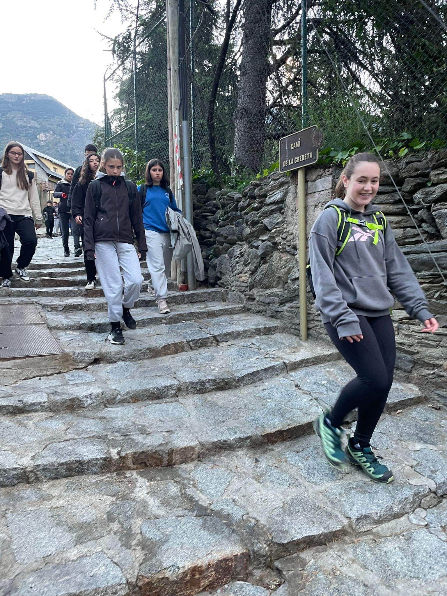 Un moment de l'inici de la caminada. Un moment de l'inici de la caminada.