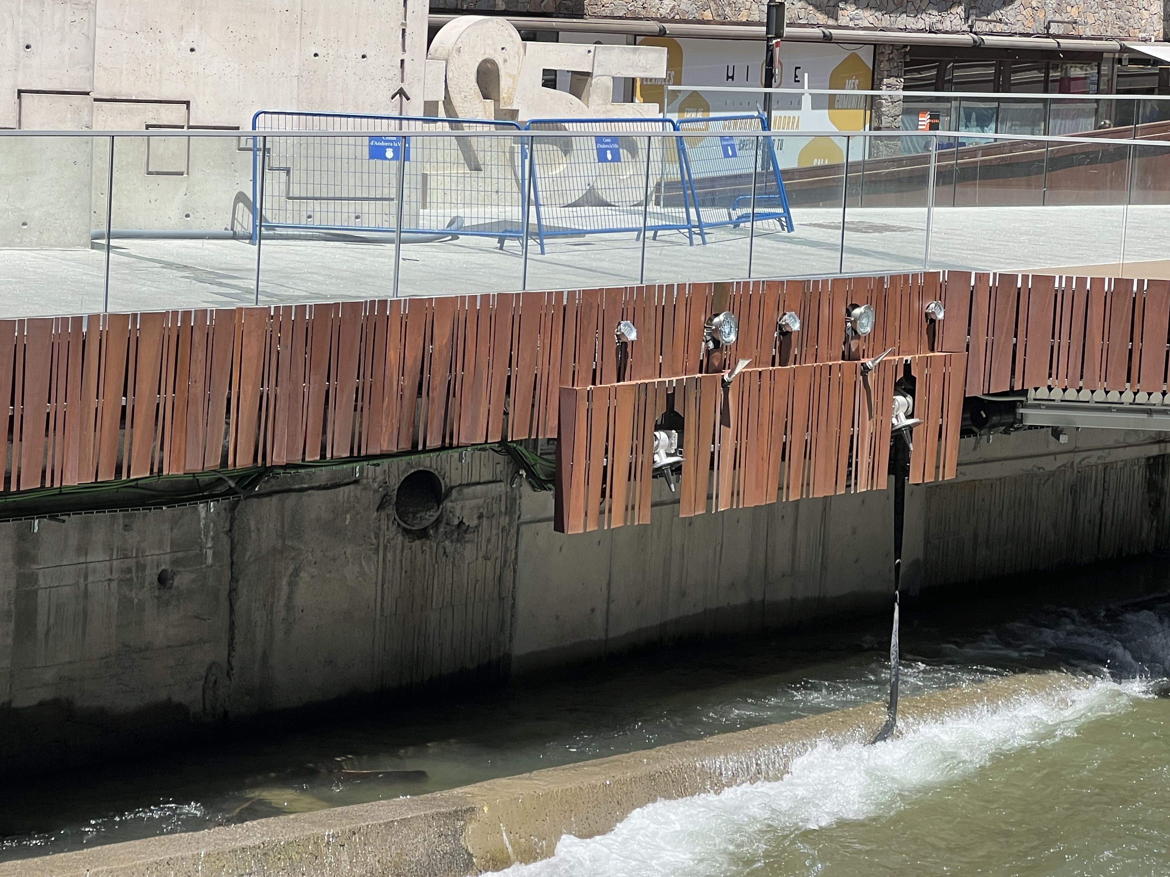 Zona on hi ha ubicades les bombes de control freàtic.