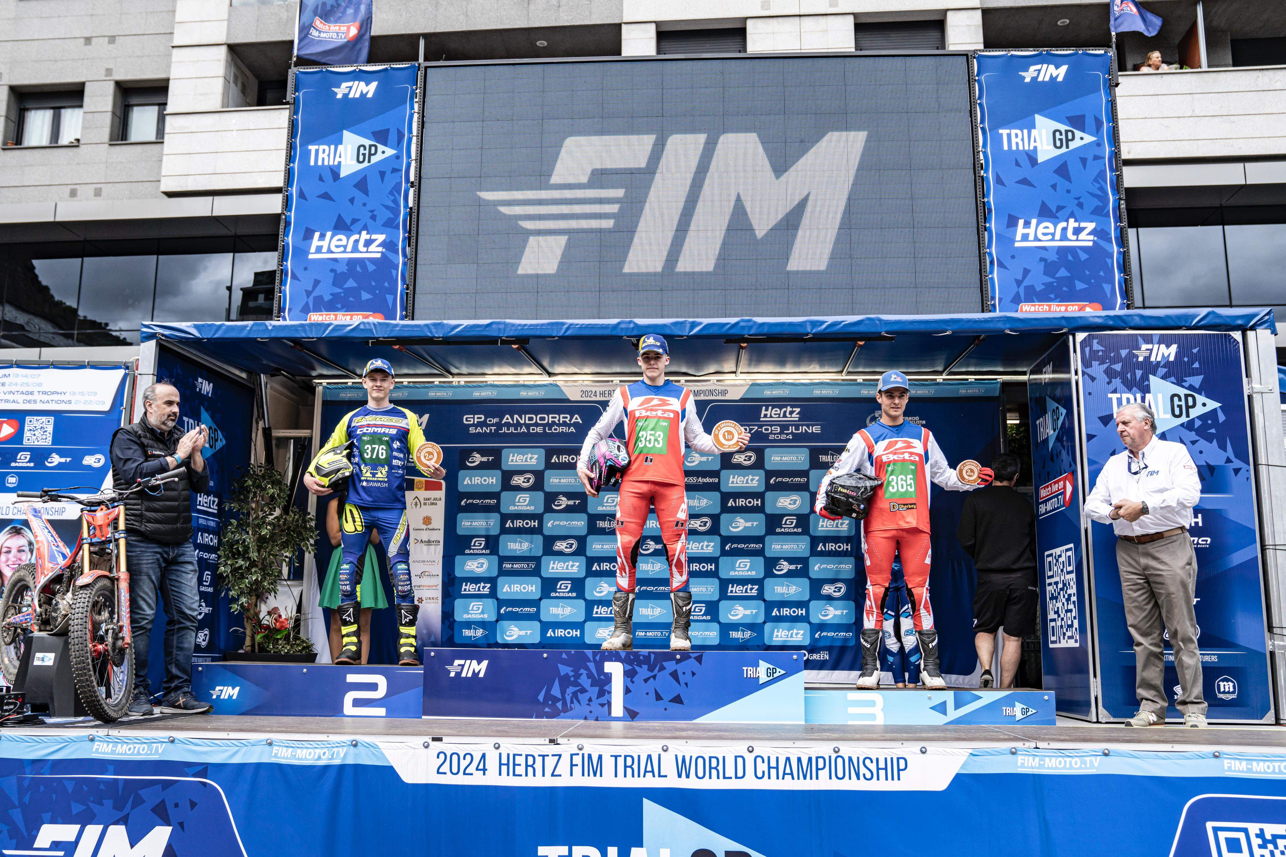 Podi de la segona prova de Trial3.