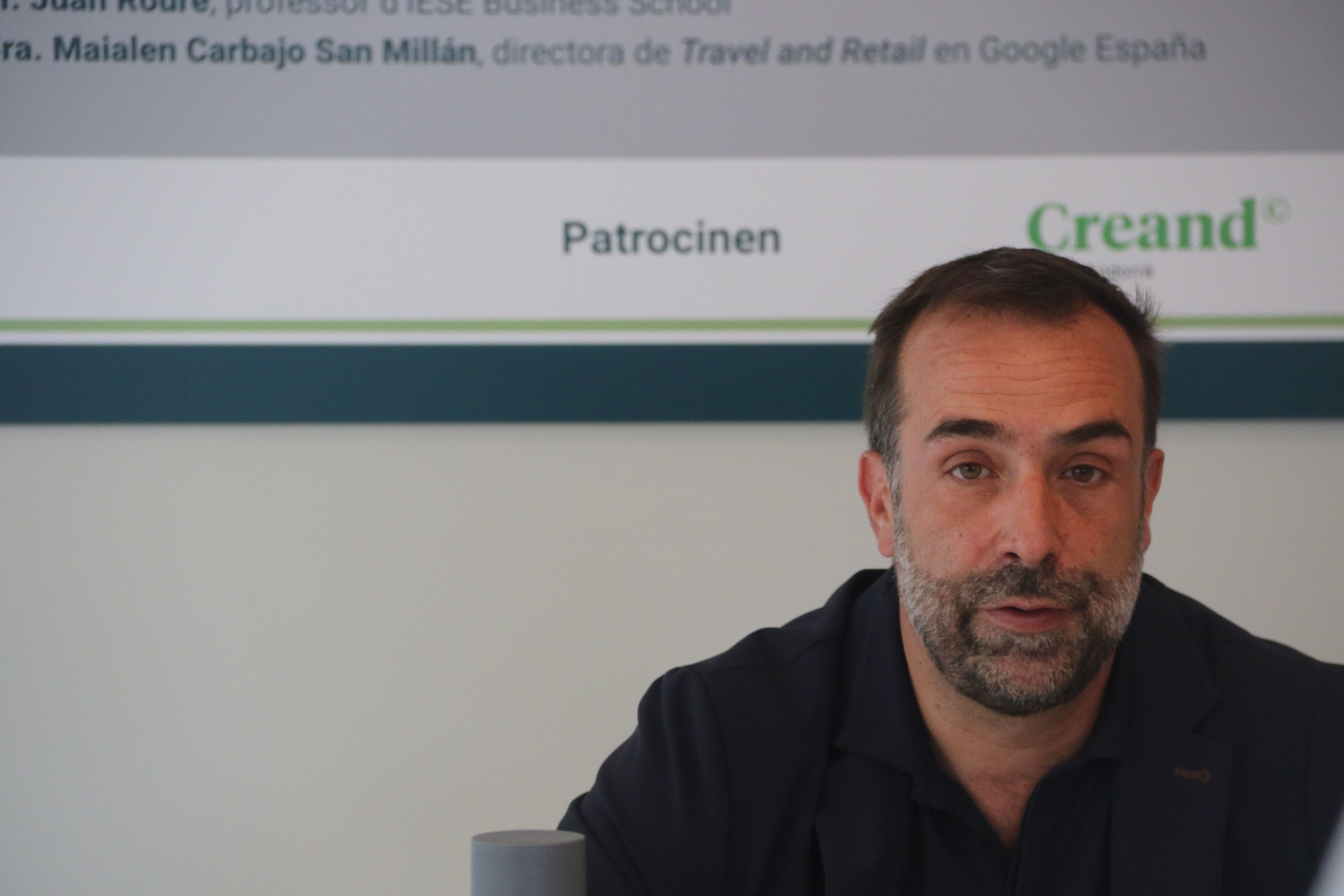 Daniel Armengol durant la presentació del XXVè Cicle d'Empresa Familiar Andorrana.