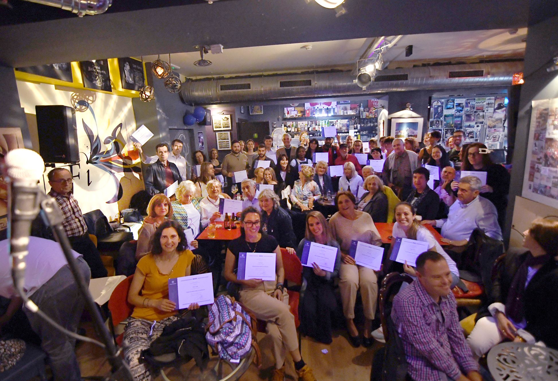 Participants al voluntariat per la llengua.