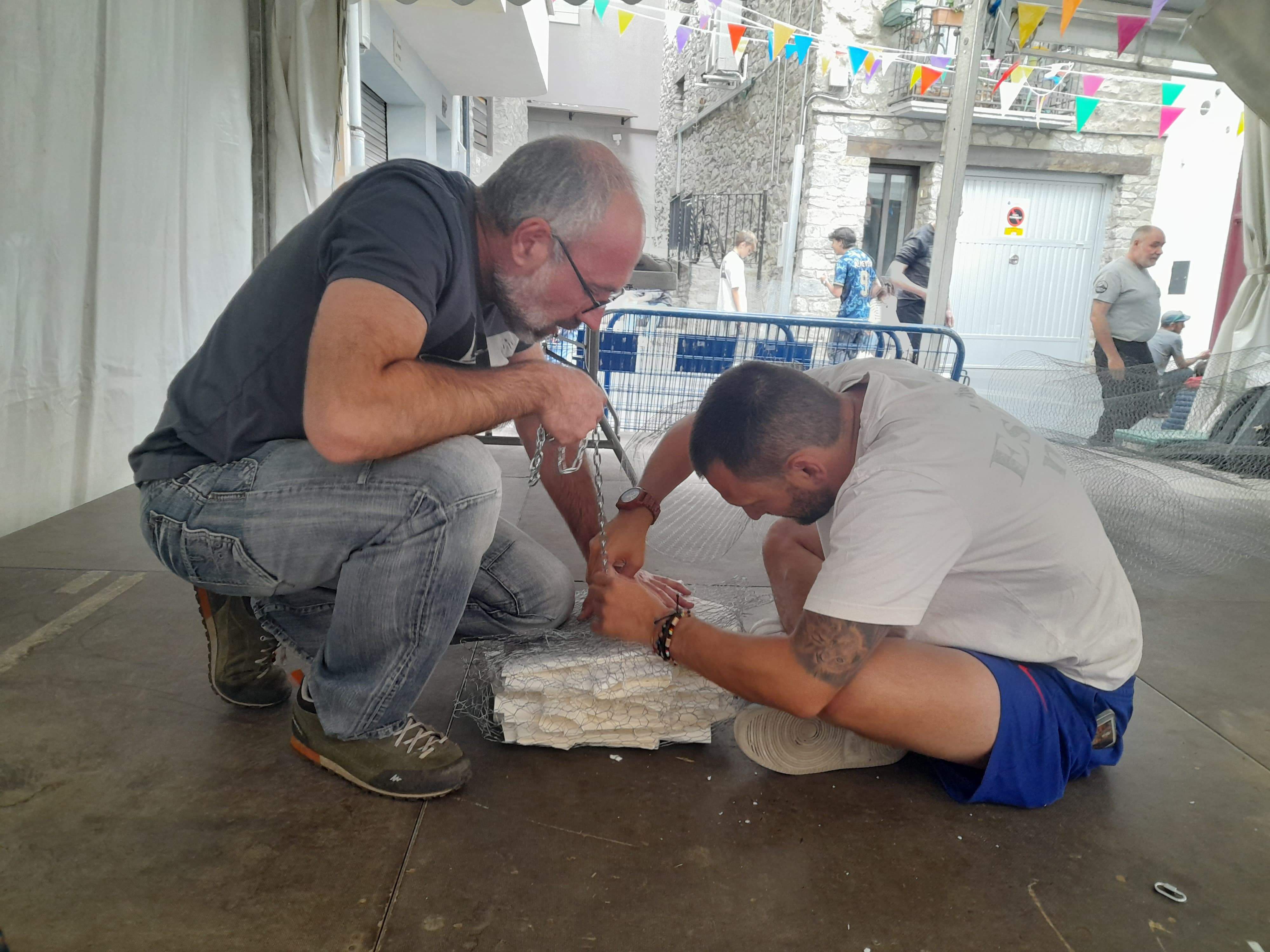 La falla ja està gairebé acabada.