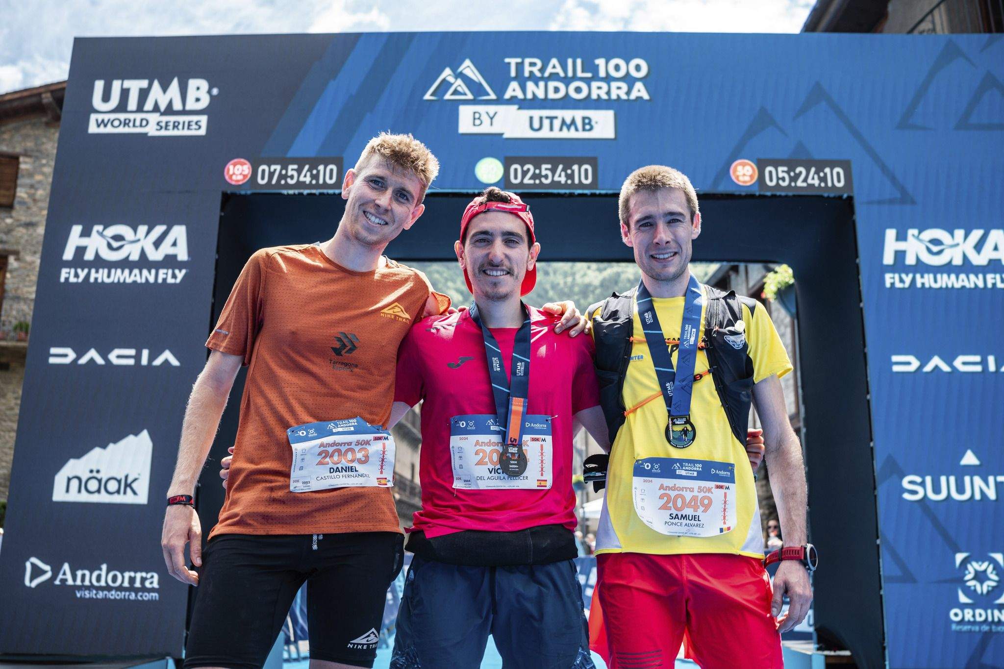 Víctor del Águila ha guanyat la prova dels 50 quilòmetres i Samu Ponce ha quedat tercer.