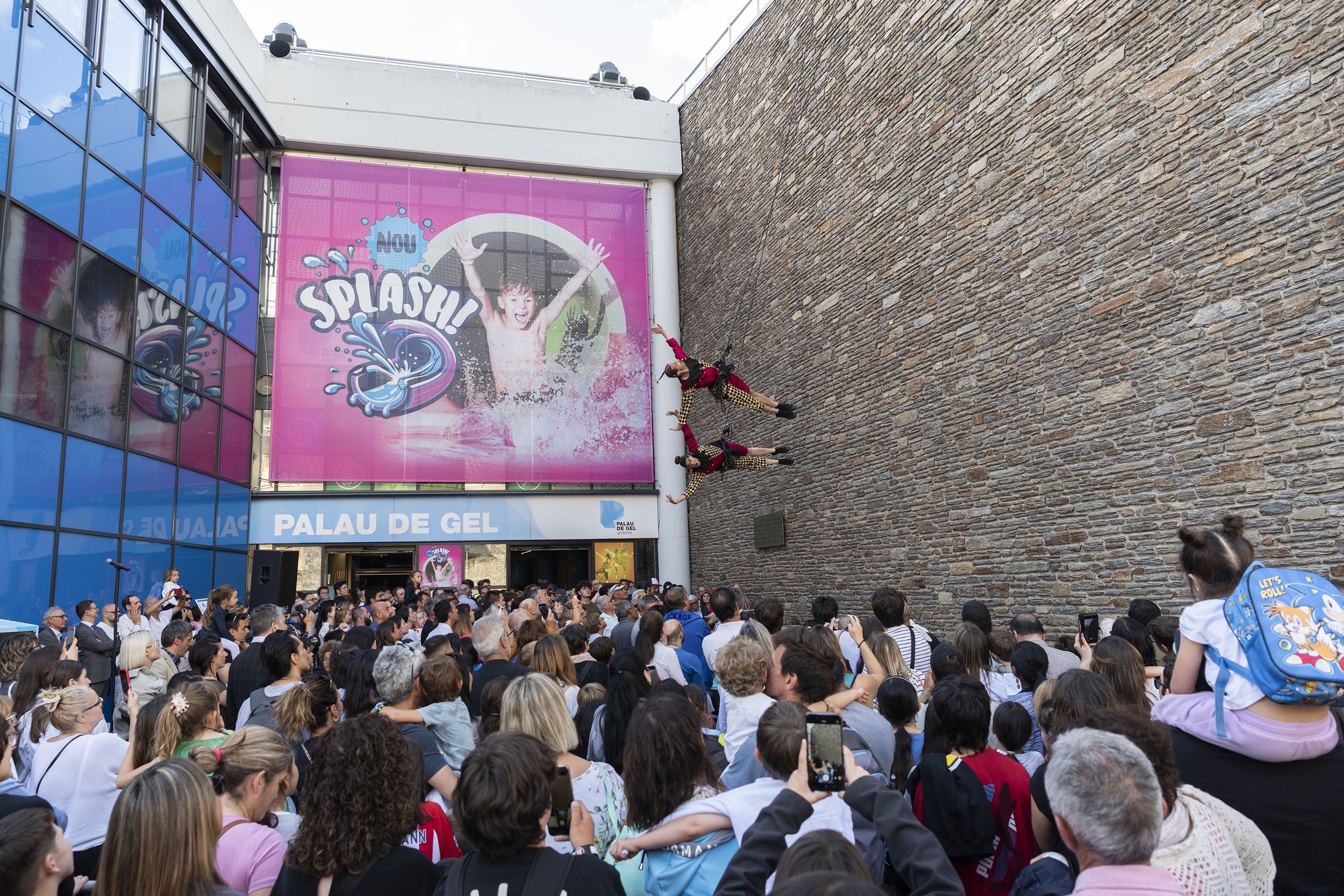 Espectacle de dansa vertical. Espectacle de dansa vertical.