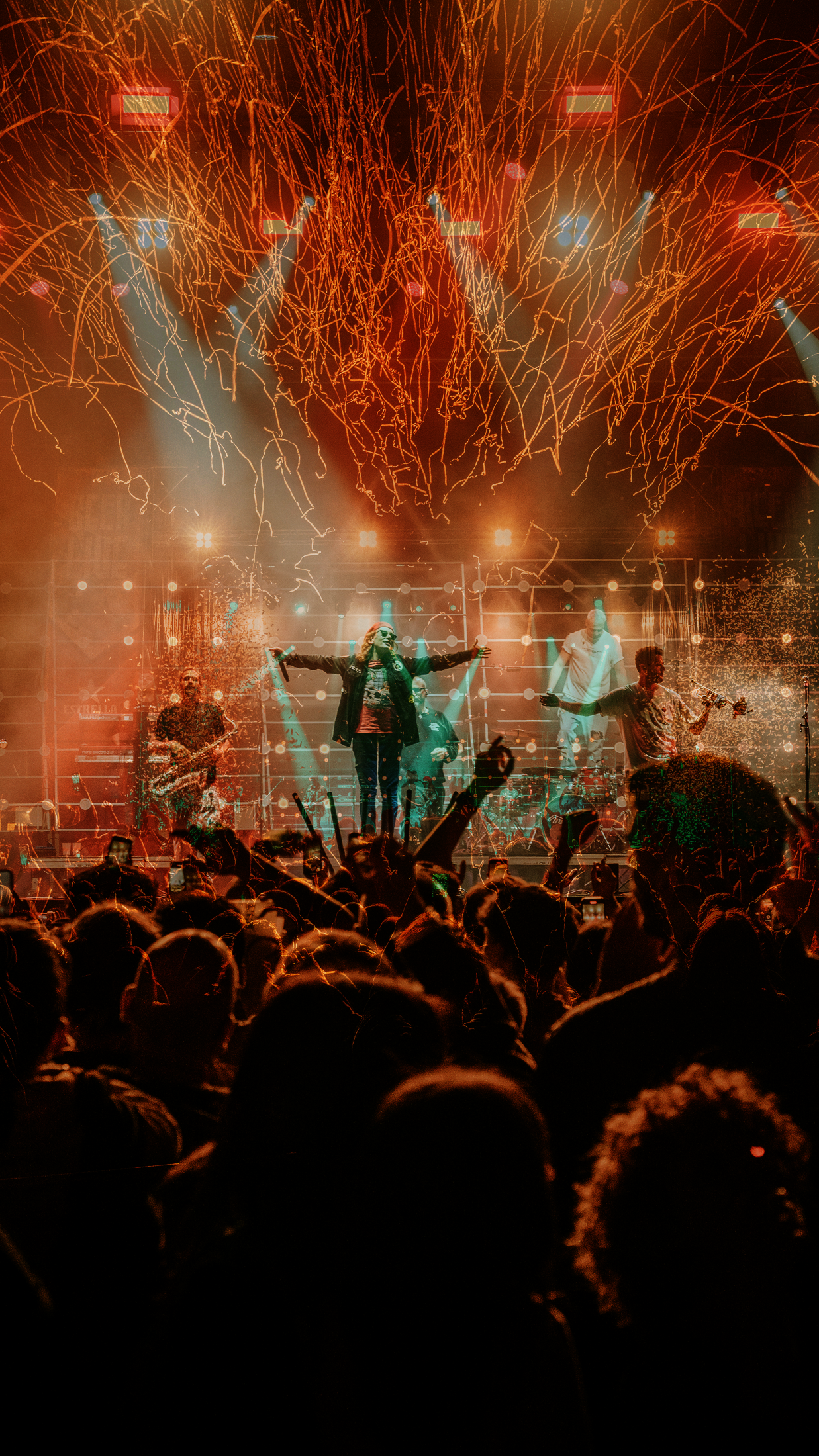 Guillem Solé al final d'un concert. Guillem Solé al final d'un concert.