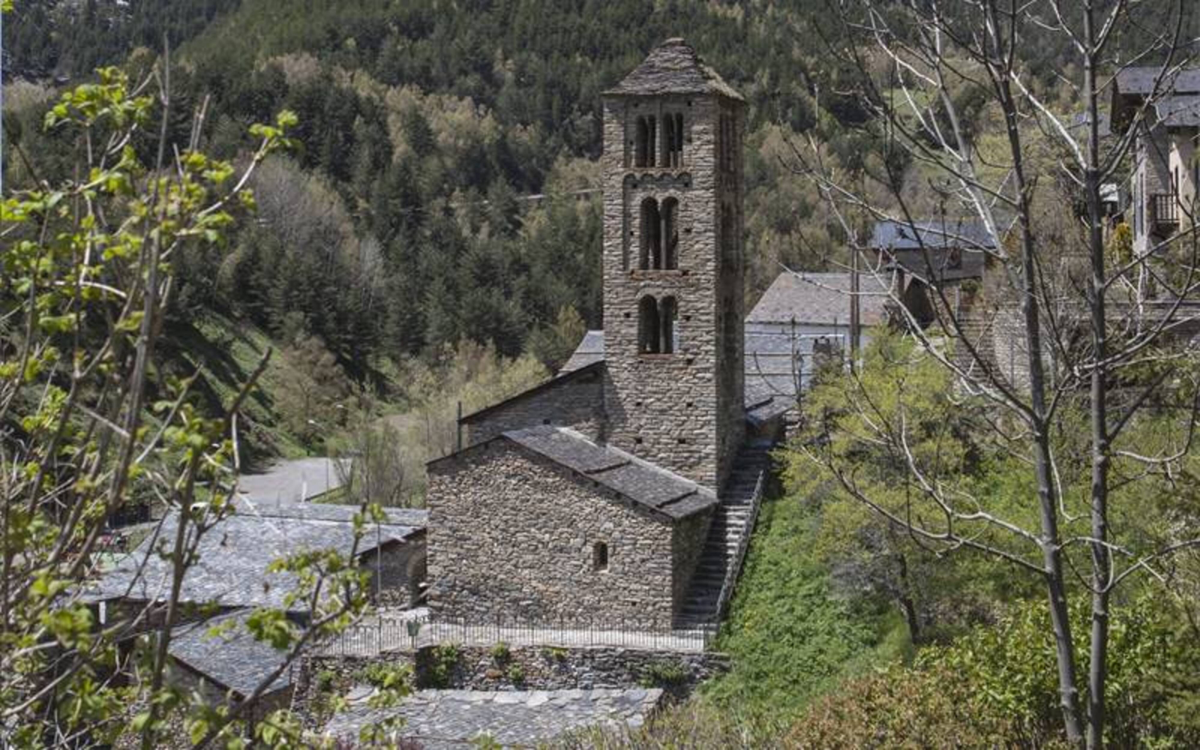 Una vista de Sant Climent de Pal.