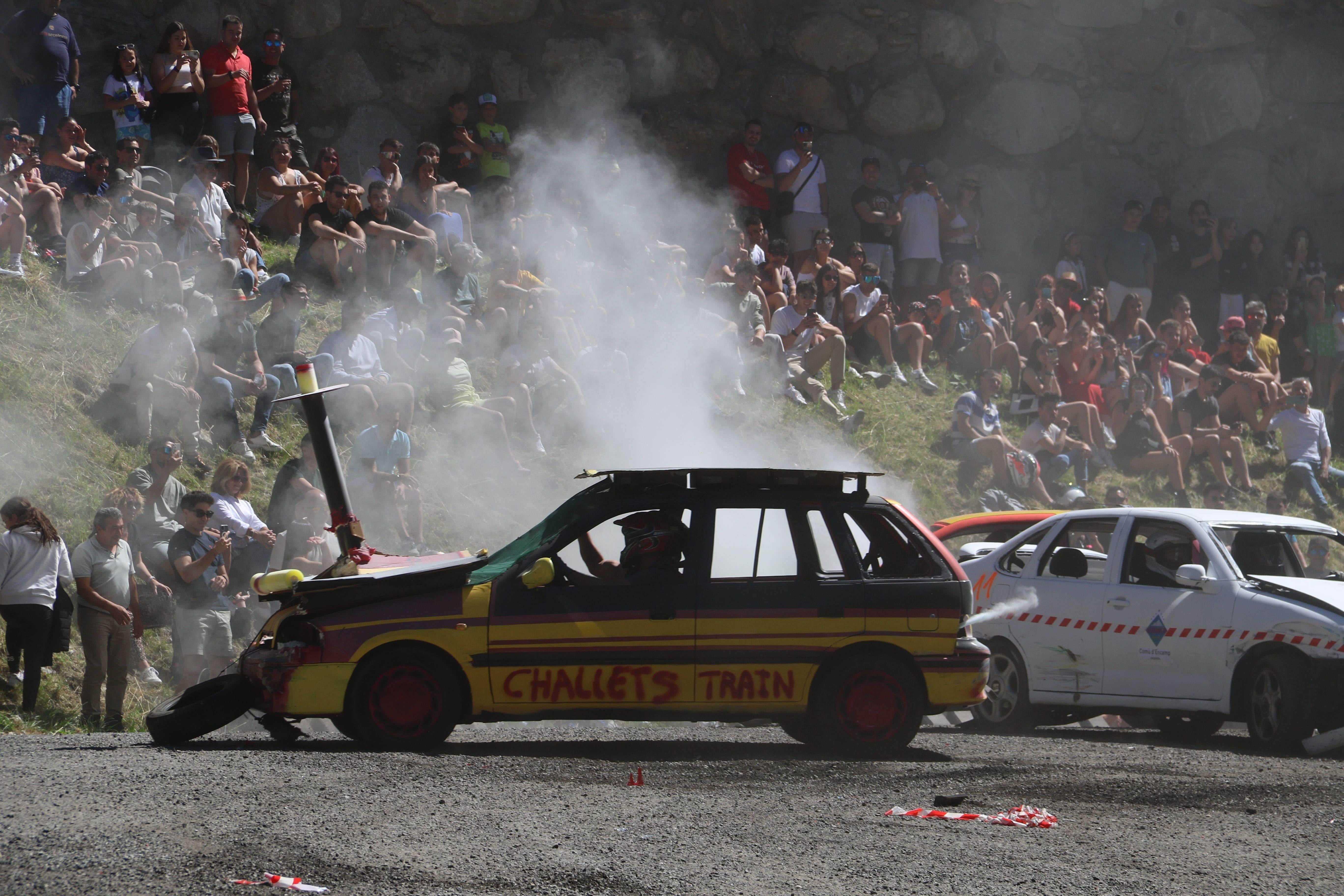 Els cotxes protagonistes del 'Car crash'.