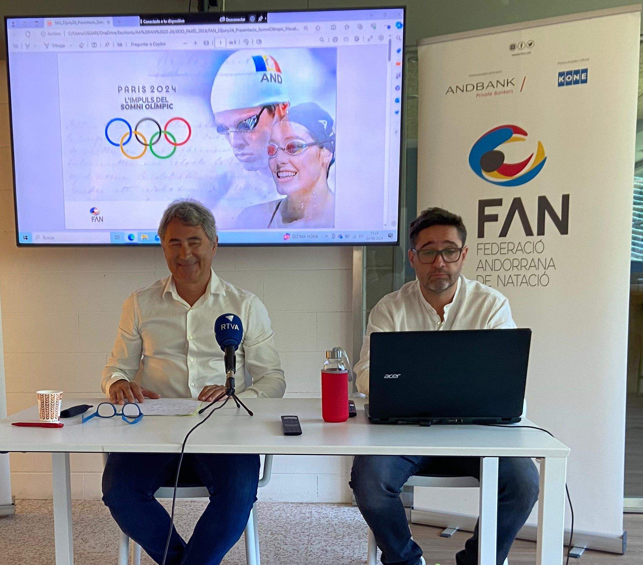 Clotet i Maltrana, durant la compareixença davant els mitjans.