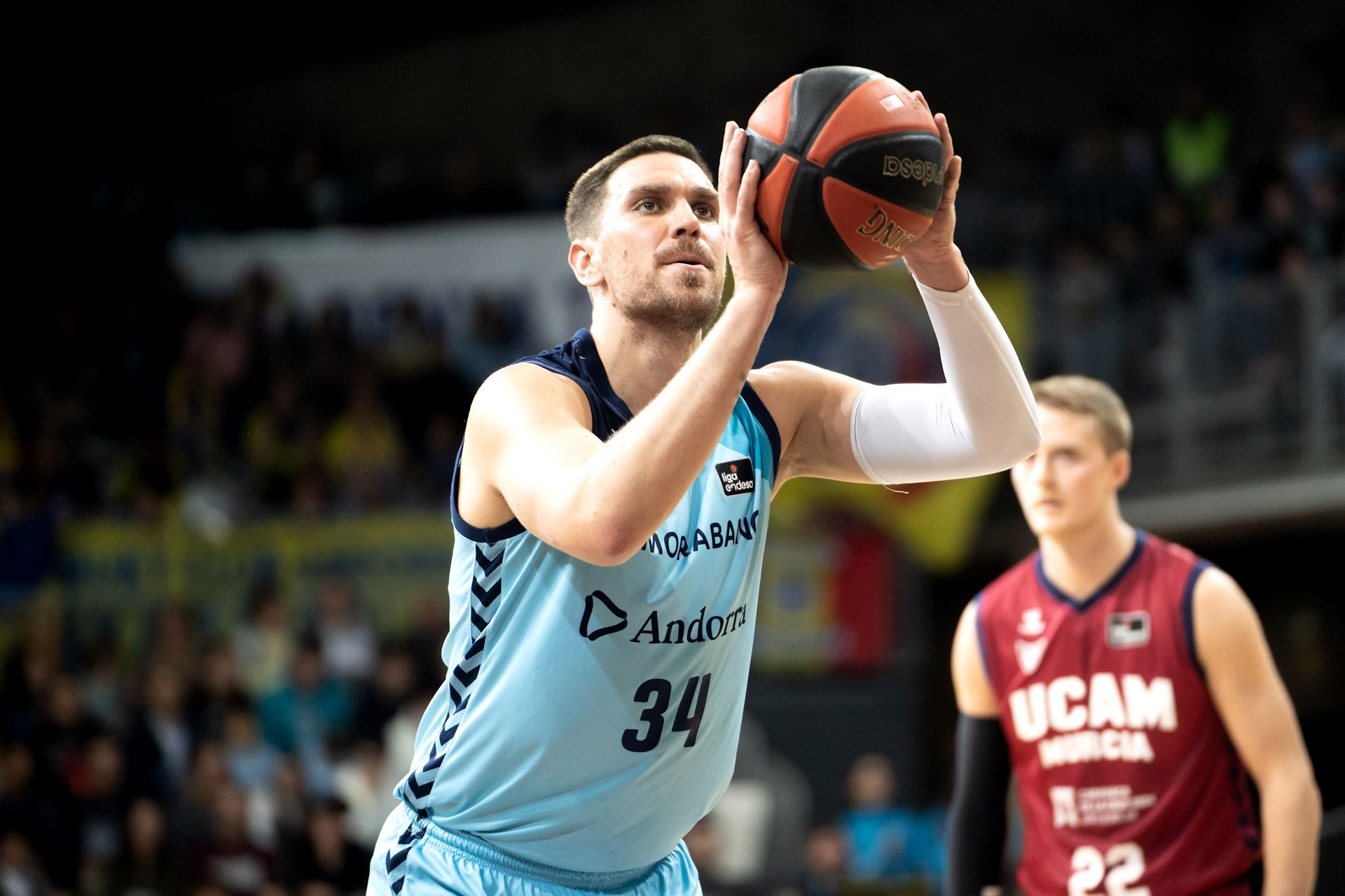 Marin Maric, l'únic jugador del MoraBanc Andorra en ser inclòs a la llista.