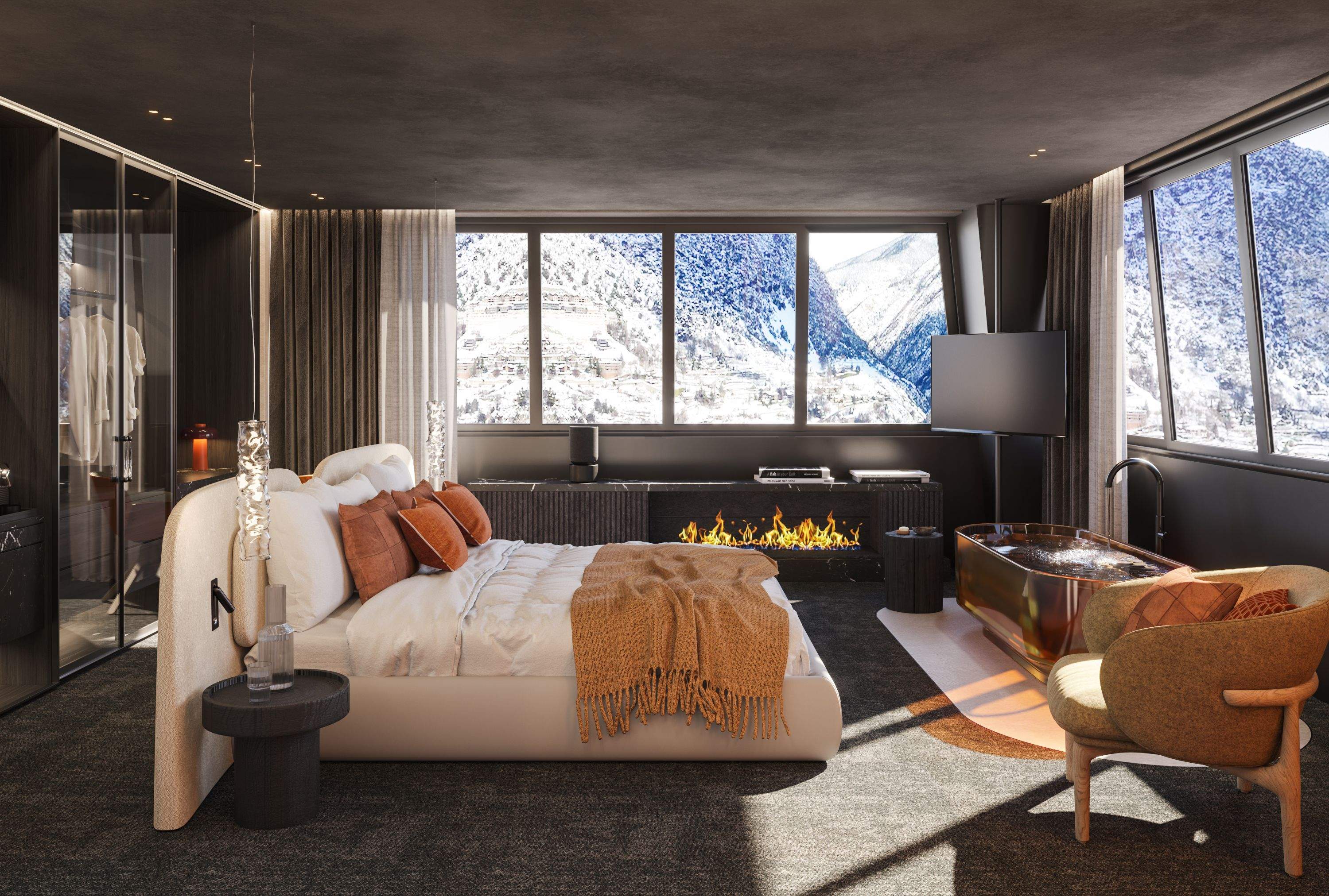 Un de les suites del nou hotel.