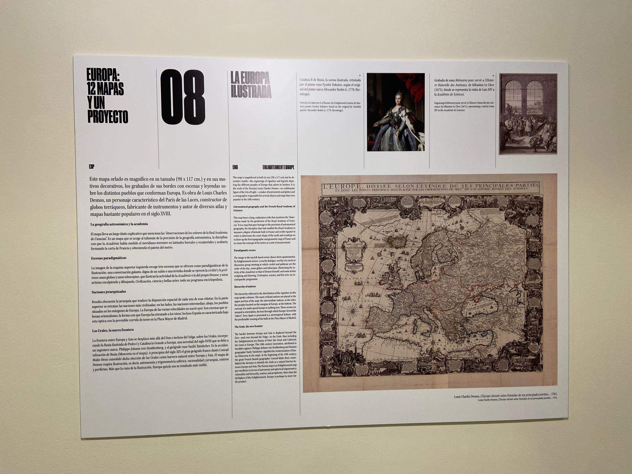 El vuitè mapa tracta sobre el període de la Il·lustració. La portaveu del Sindicat, Rebeca Bonache.