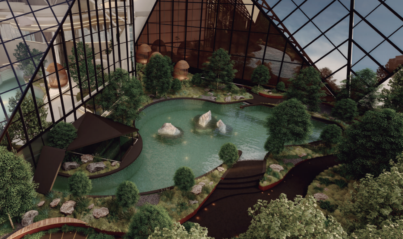 La llacuna exterior es transformarà, a partir de la reforma que es pretén fer els propers anys, en un llac.