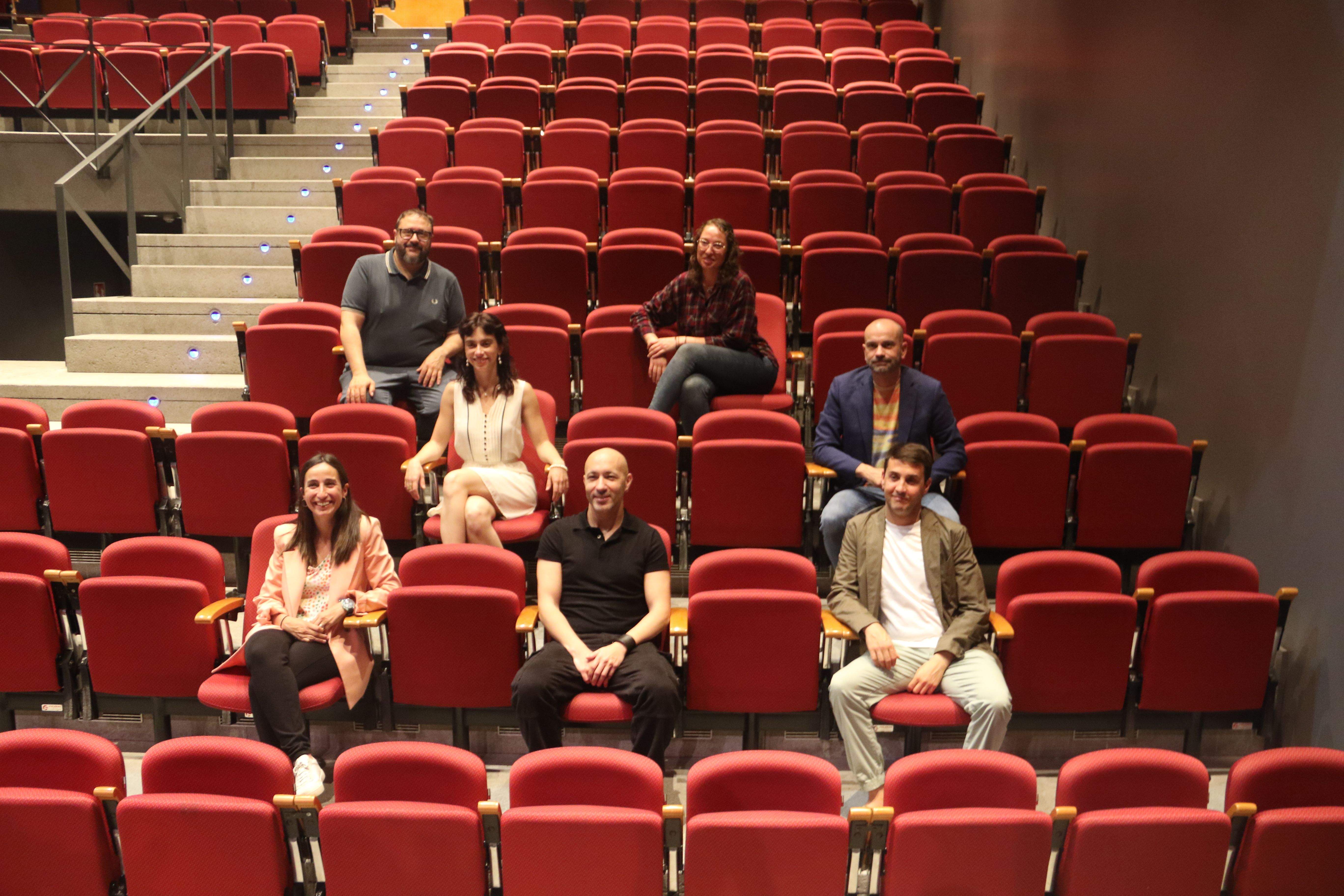 Els responsables de l'ENA i de 'La neu dins d'aquesta pluja'.