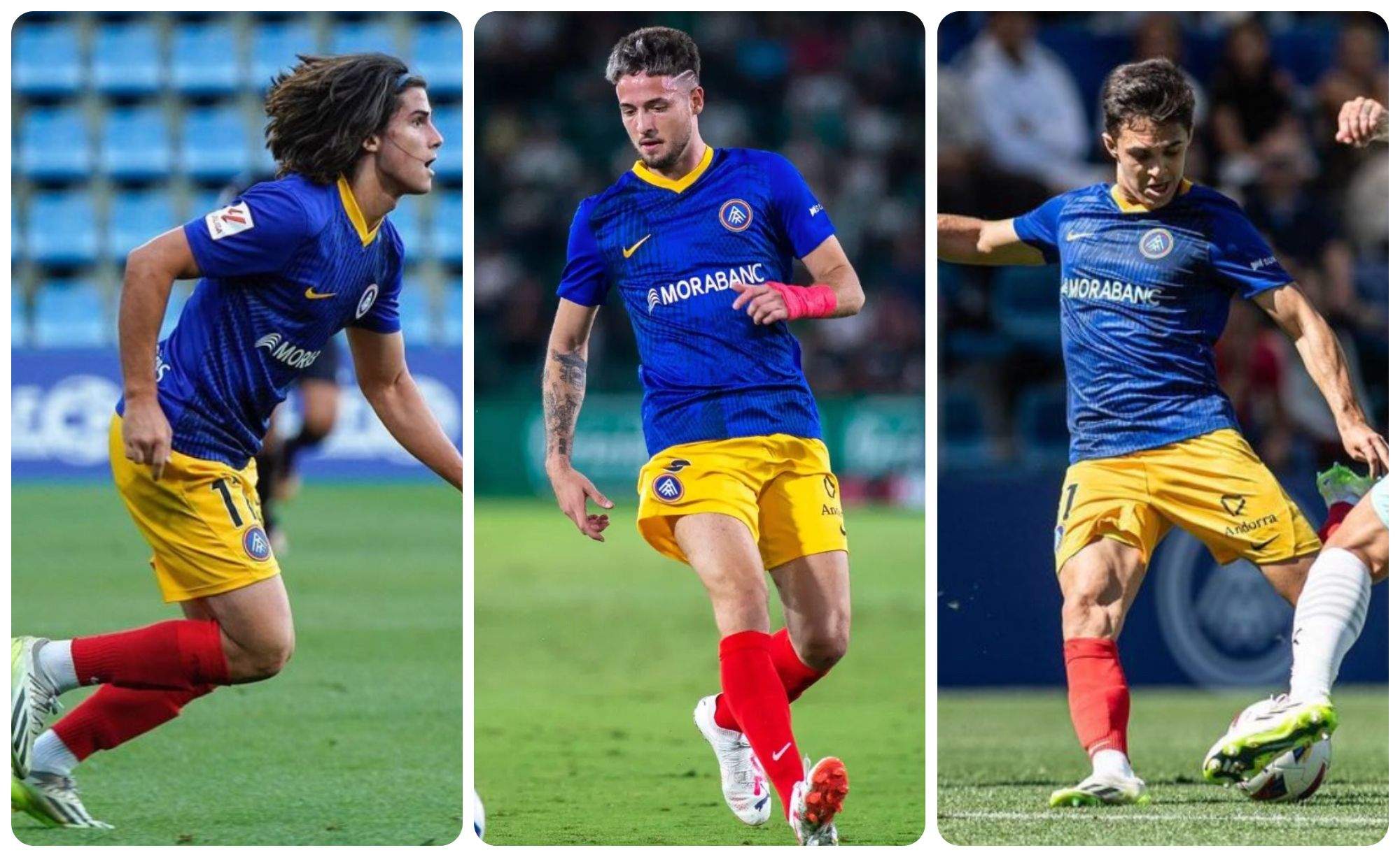 Álex  Calvo, Manu Nieto i Álvaro Martín, aquest darrer curs.