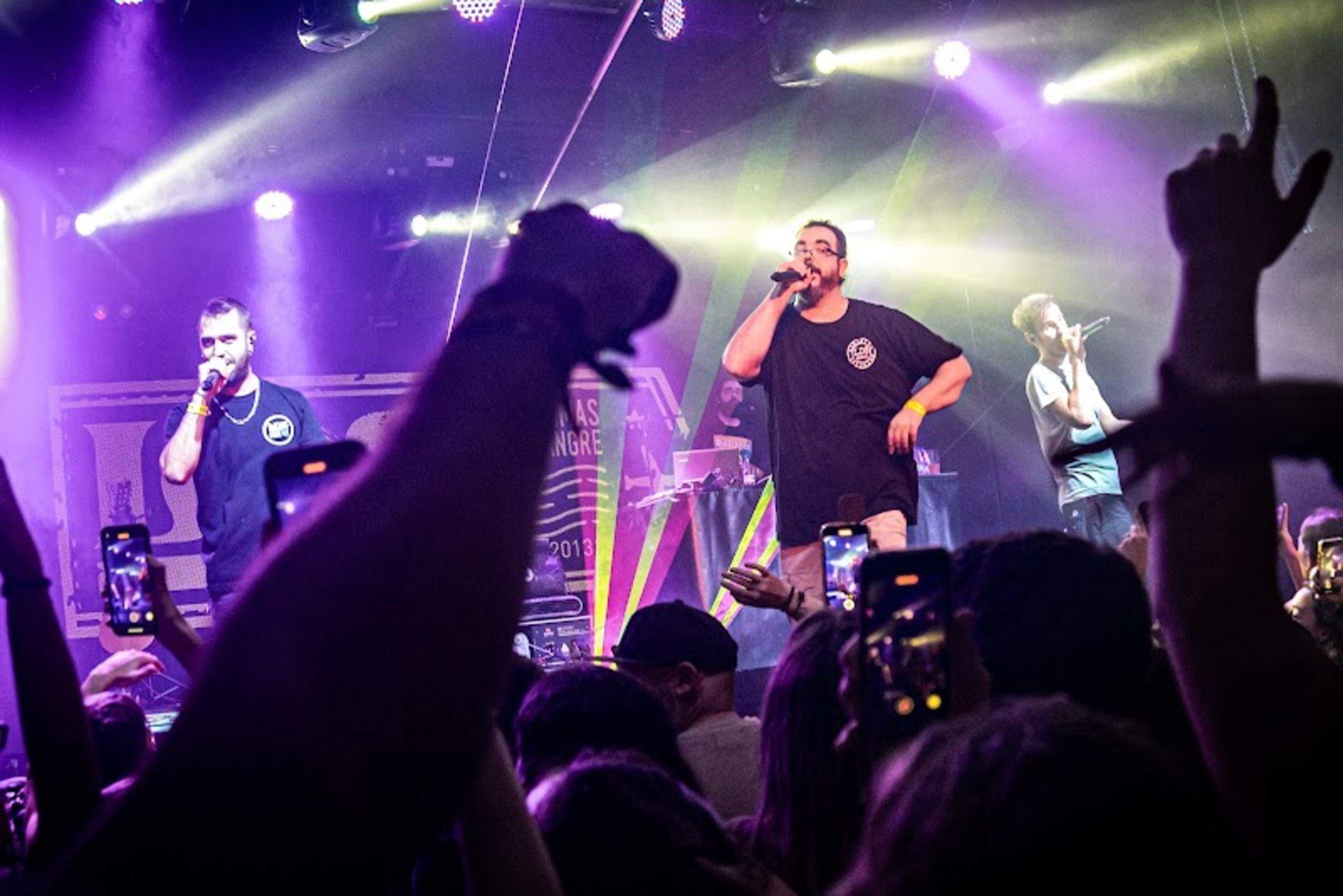 Una actuació del grup Lágrimas de Sangre.