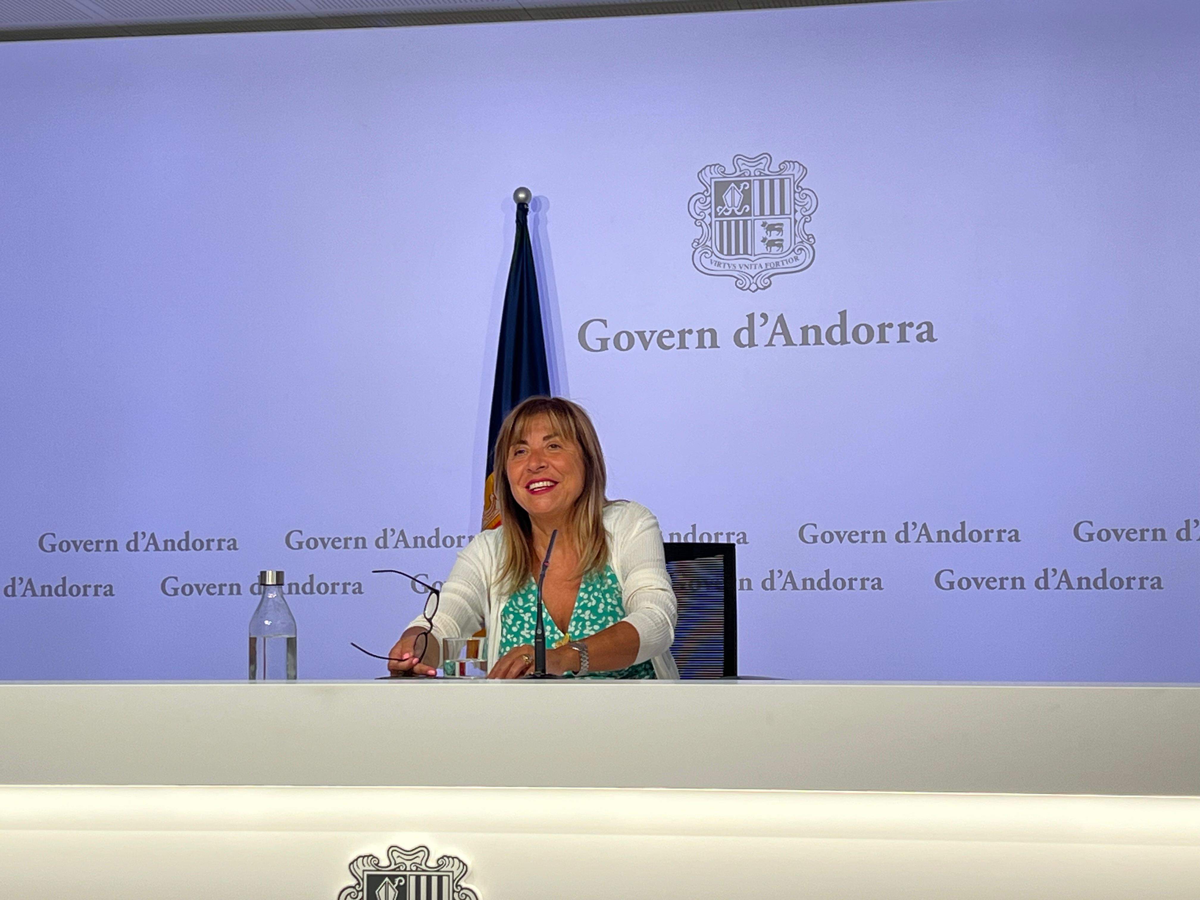 Conxita Marsol en una roda de premsa anterior.