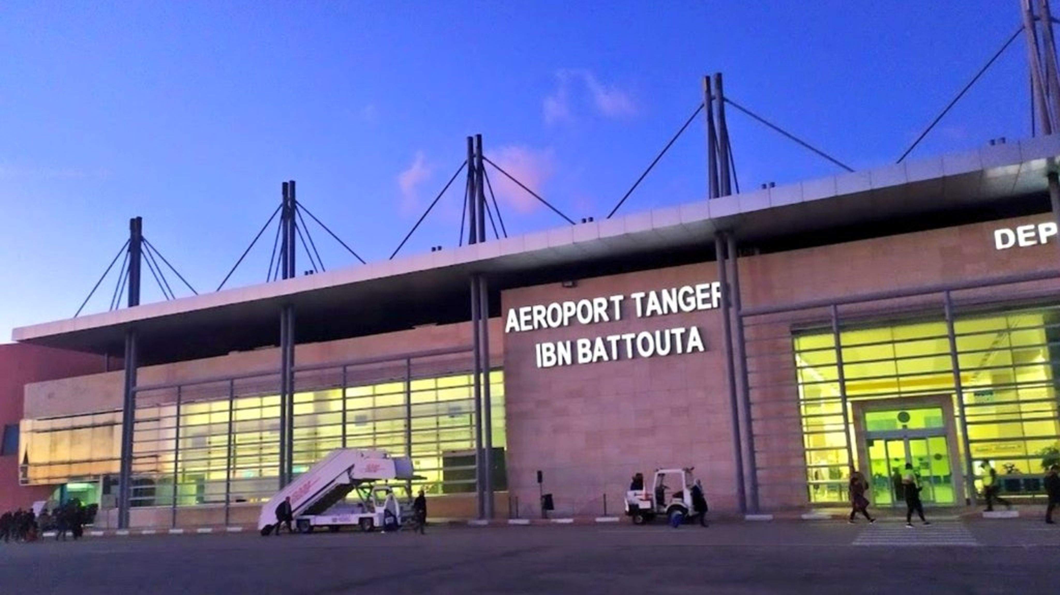 Una imatge de l'aeroport de Tànger, on hi va haver la detenció.