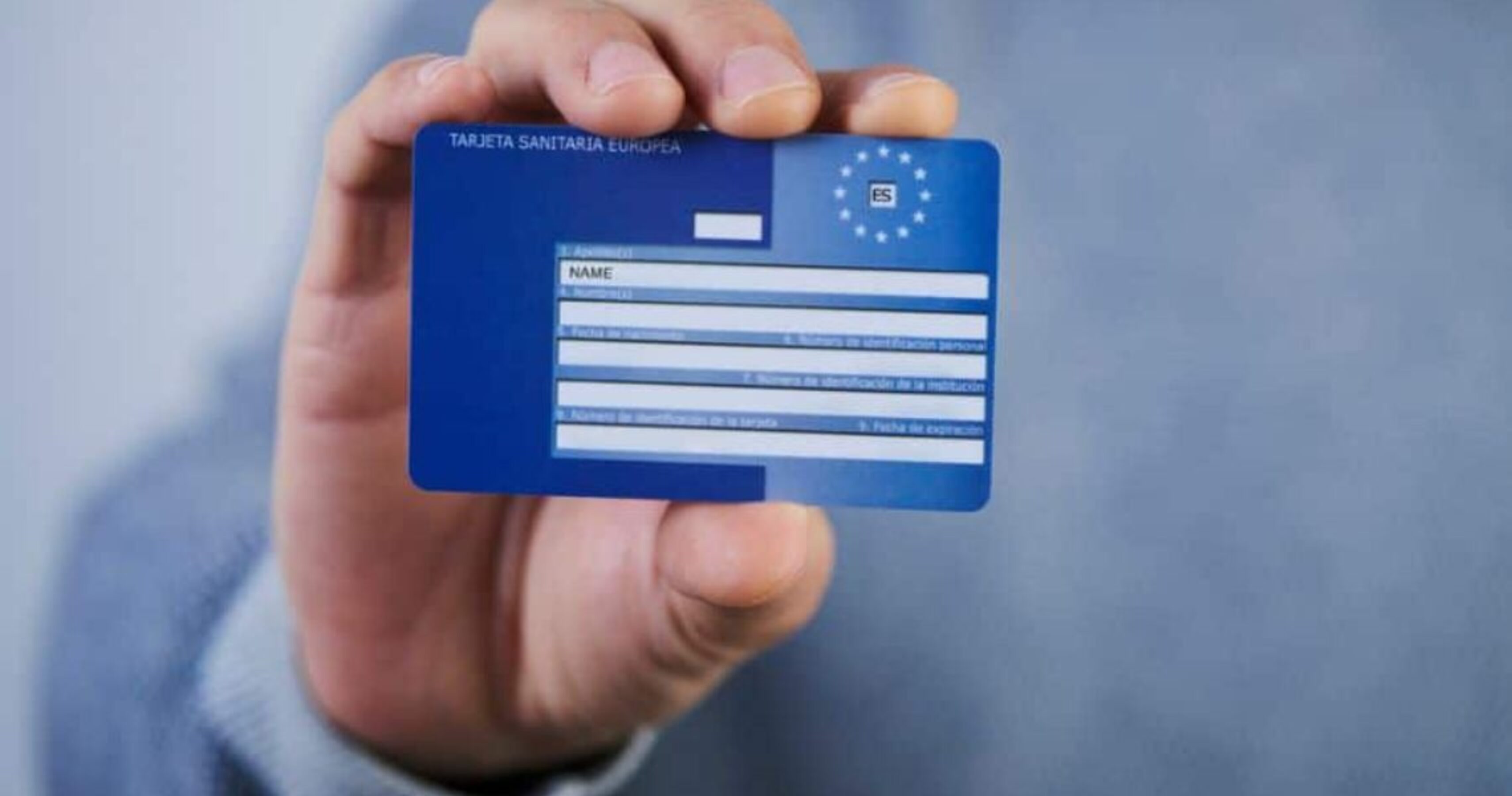 Una targeta sanitària europea.