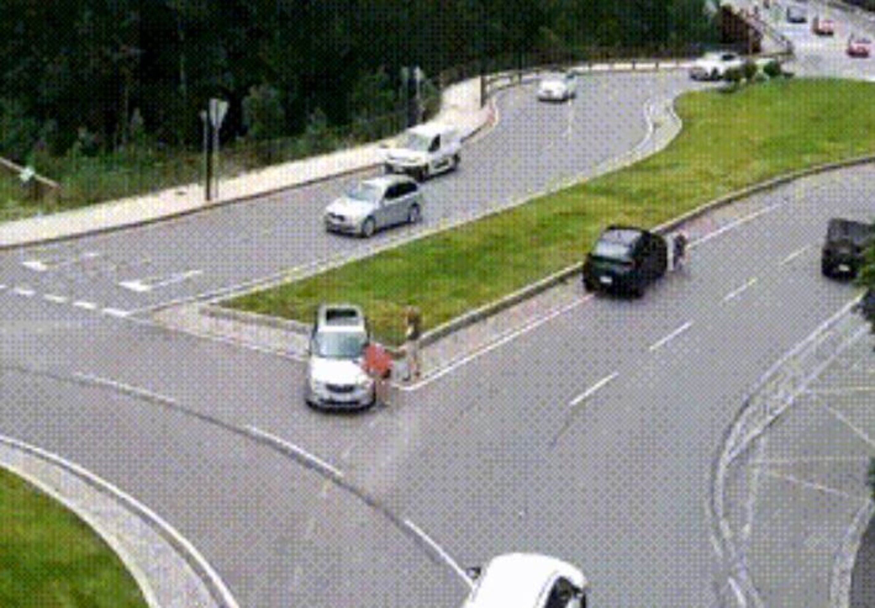 La topada ha estat en el sentit de baixada.