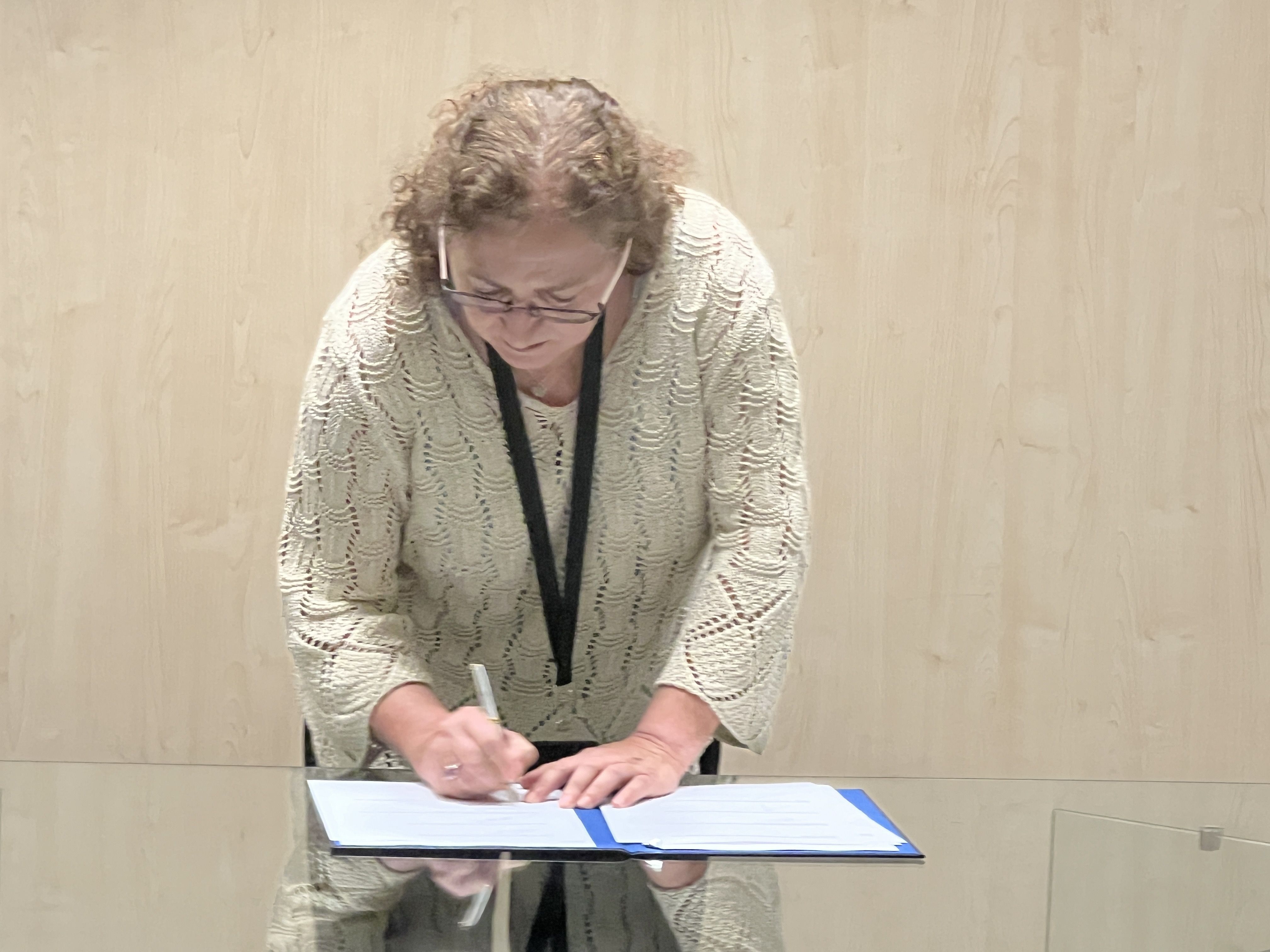 Teresa Cobo ha representat l'Associació Andorrana d’Afectats pel trastorn de dèficit d’atenció amb o sense hiperactivitat Teresa Cobo ha representat l'Associació Andorrana d’Afectats pel trastorn de dèficit d’atenció amb o sense hiperactivitat