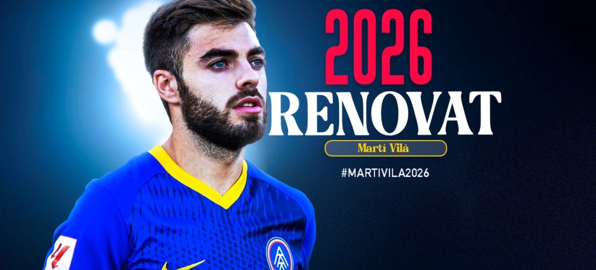 Martí Vilà ha renovat per dues temporades.