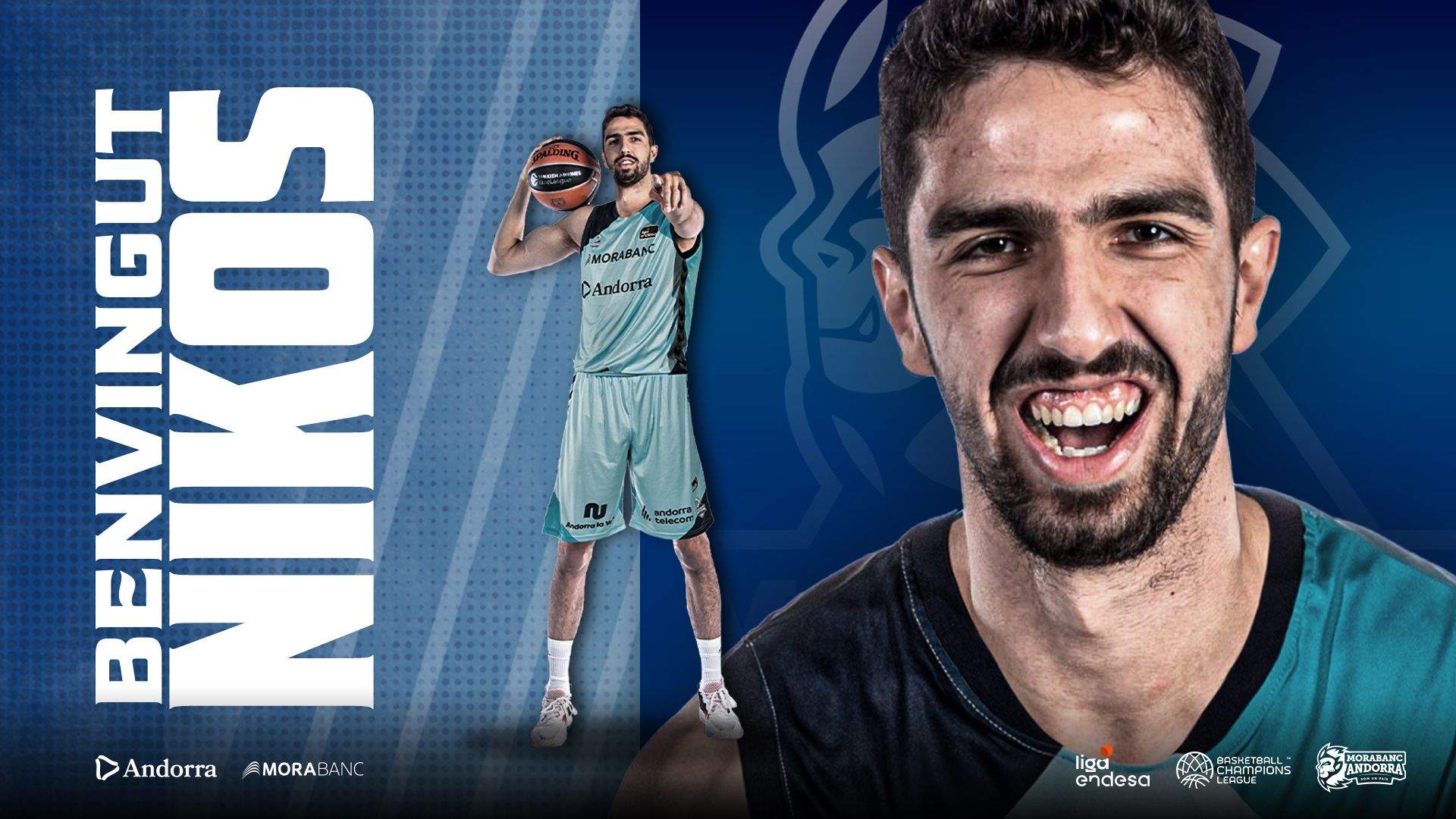 Aquest ha estat l'anunci oficial del MoraBanc Andorra amb Nikos Choukgaz. 