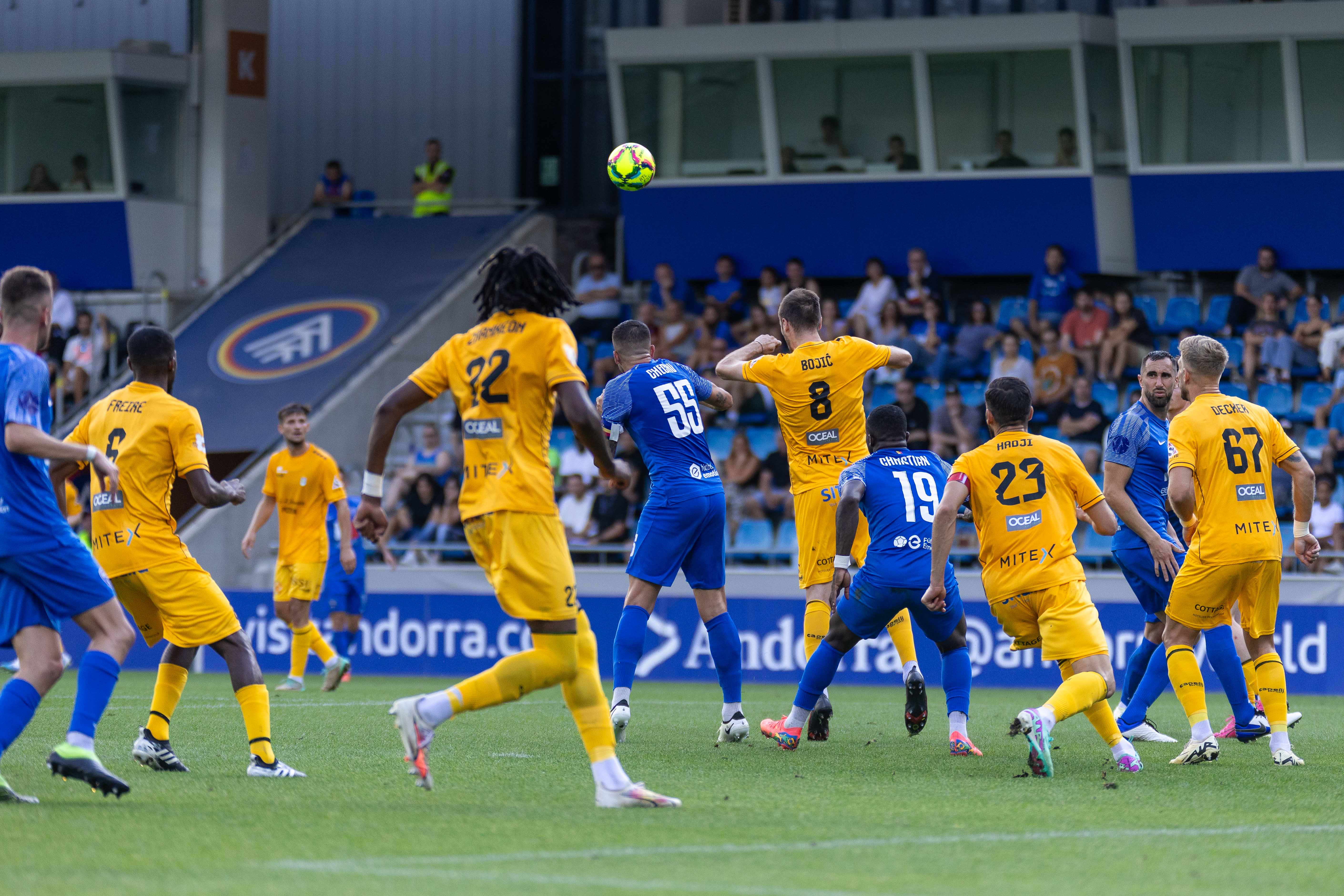 El duel entre l'Atlètic Escaldes i el Diddeleng luxemburguès no ha tingut massa història. 