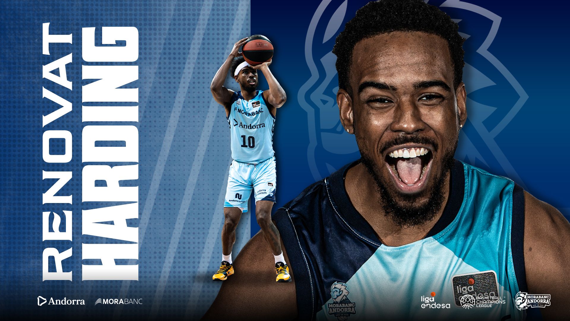 Jerrick Harding continuarà a les files del MoraBanc Andorra una temporada més. 