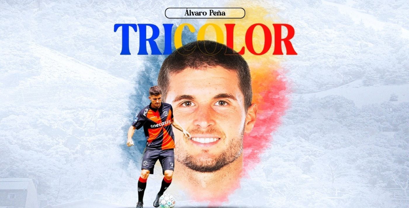 L'anunci del fitxatge d'Álvaro Peña.