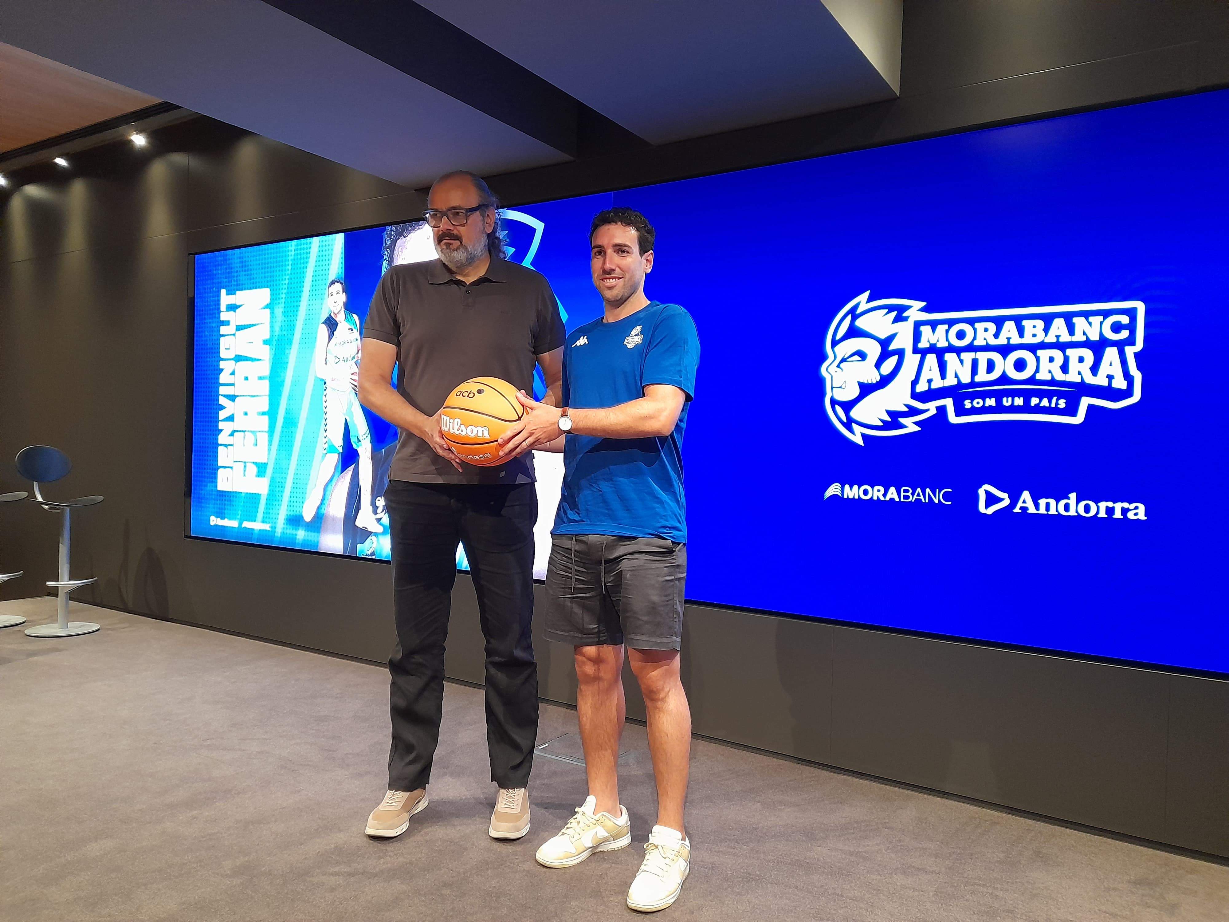 Francesc Solana i Ferran Bassas en el moment de la presentació.