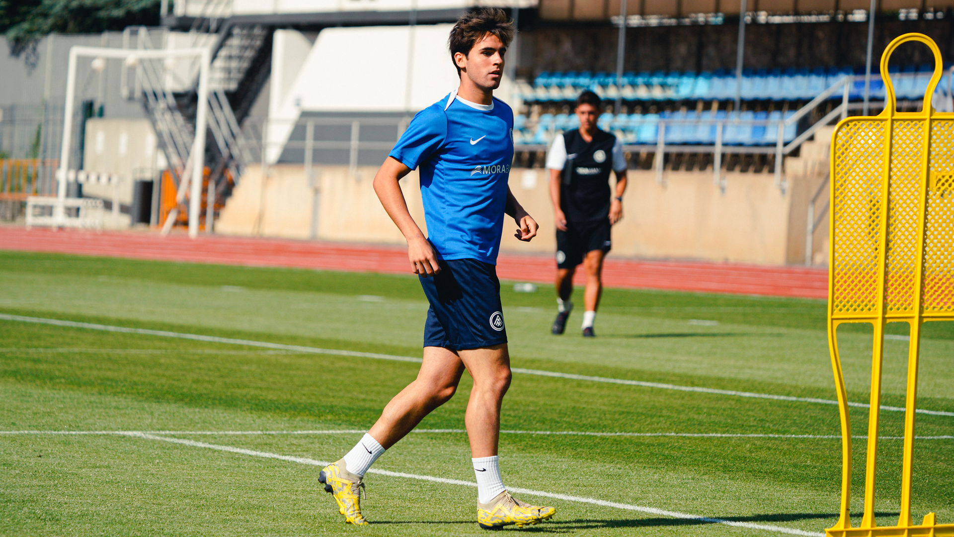 Marc Bombardó durant un entrenament.