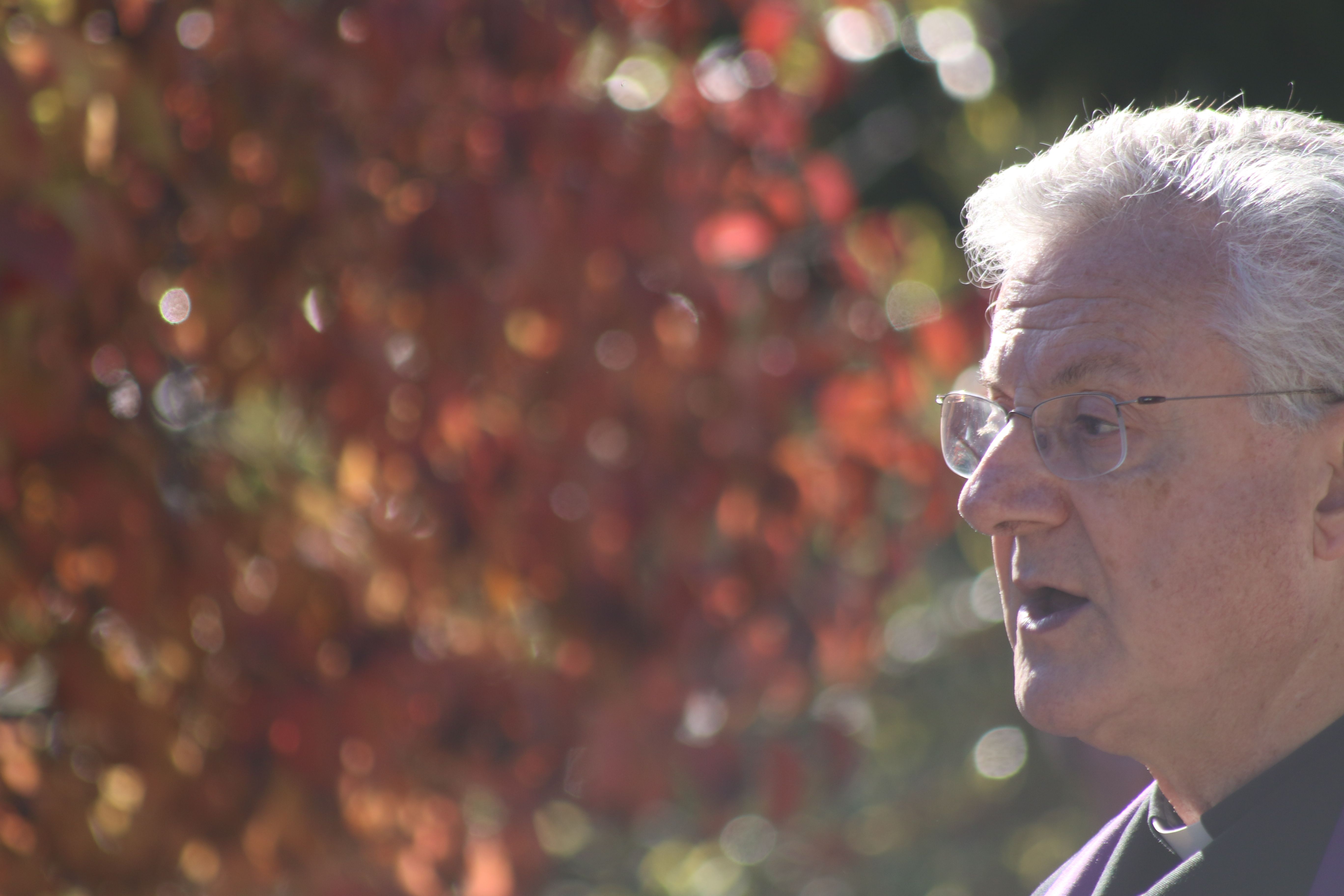 Joan-Enric Vives en plena reflexió.