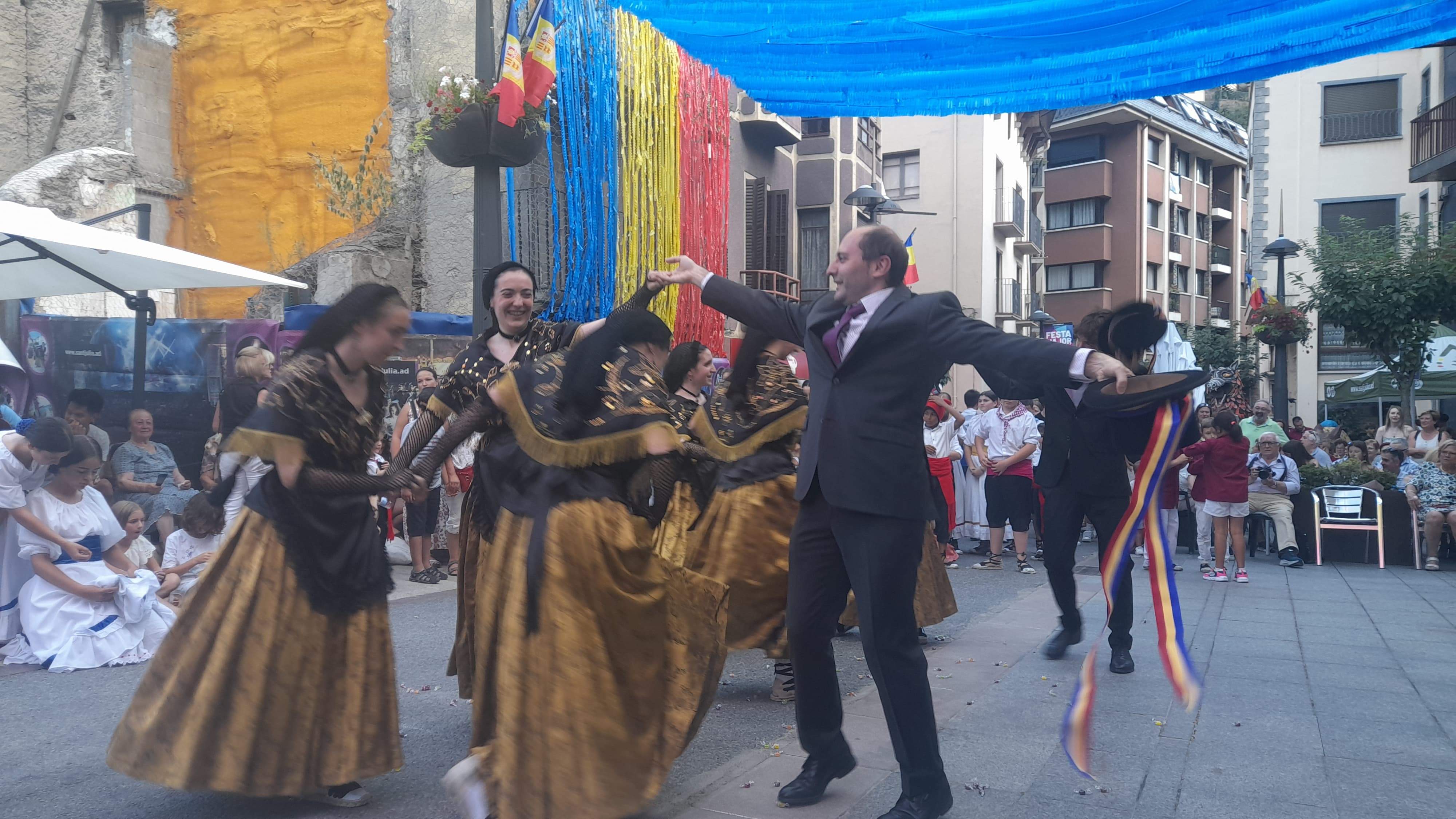 Un moment del ball de la Marratxa. Un moment del ball de la Marratxa.